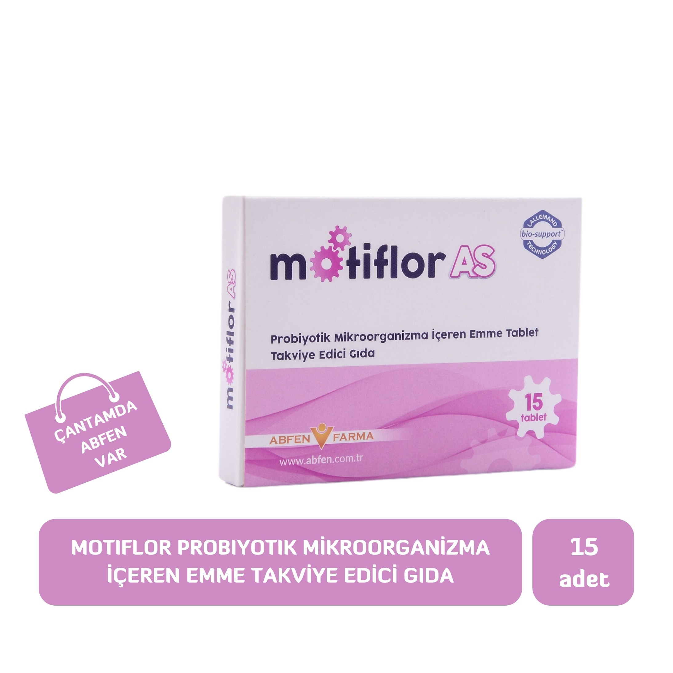 Motiflor As Probiyotik Oral Emme Tablet 15 Tablet