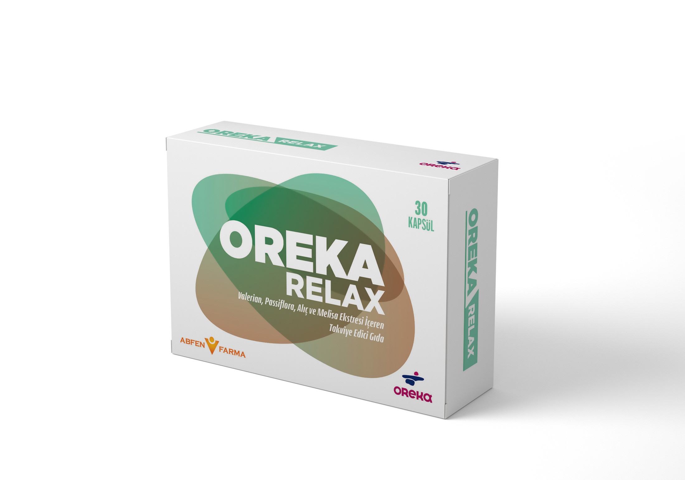 Oreka Relax Valerian, Passiflora, Alıç ve Melisa Ekstresi İçeren Takviye Edici Gıda
