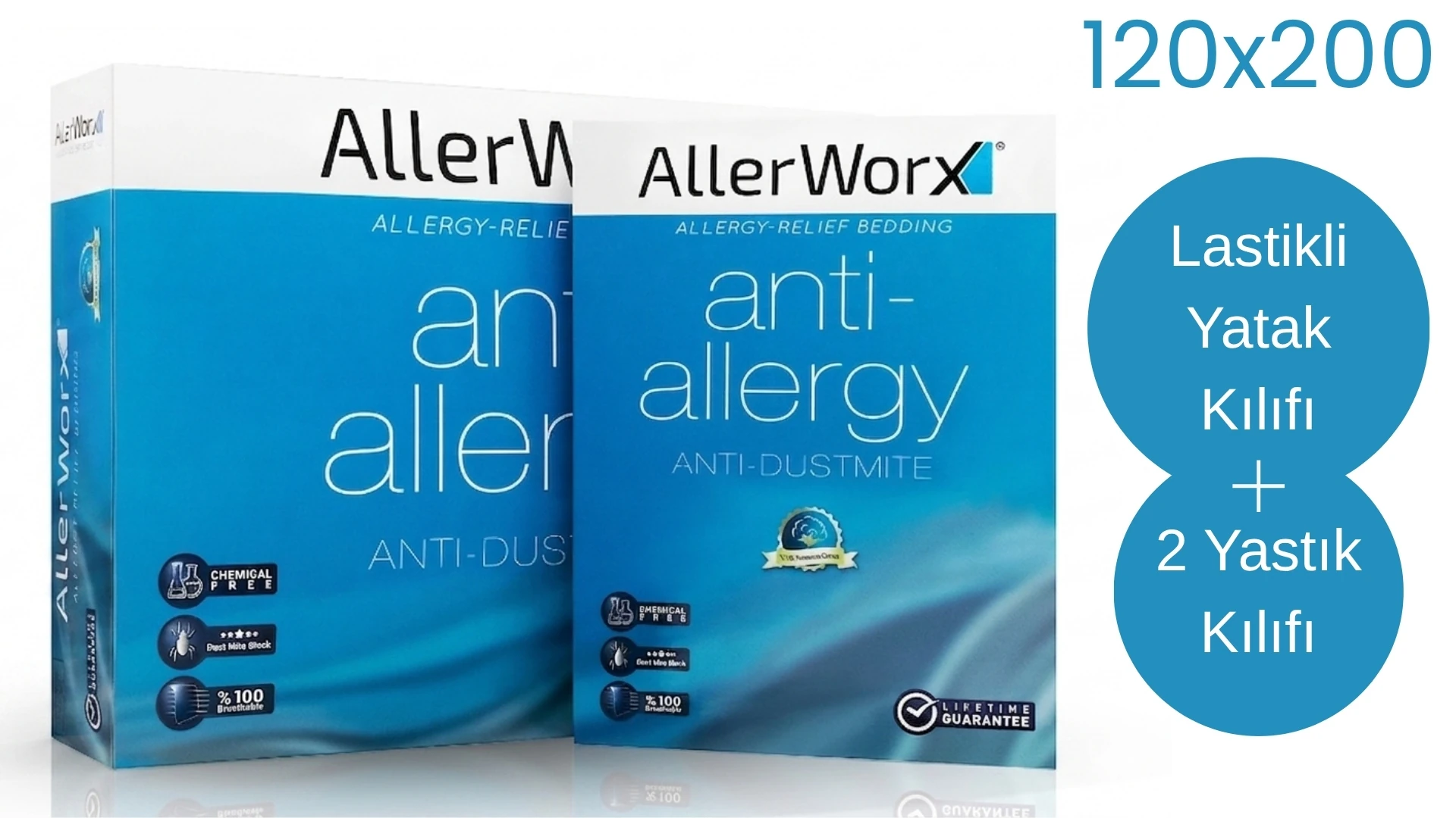 アイケア RK Allerworx Anti Toz Akarı Anti Alerjik Tek Kişilik Tatil Yatak ve