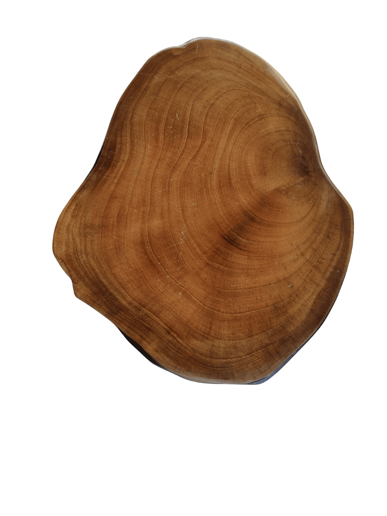 Bhr WooD 45x45 cm Masif Ceviz Yan Sehpa