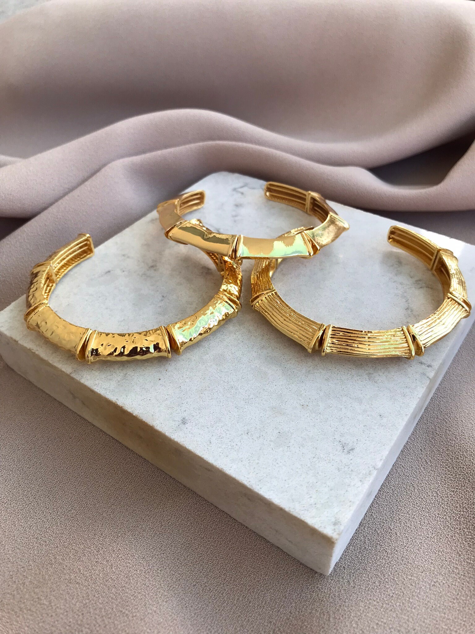 YENİ ! Modern Özel Tasarım Altın Bileklik, El Yapımı Bronz Bileklik