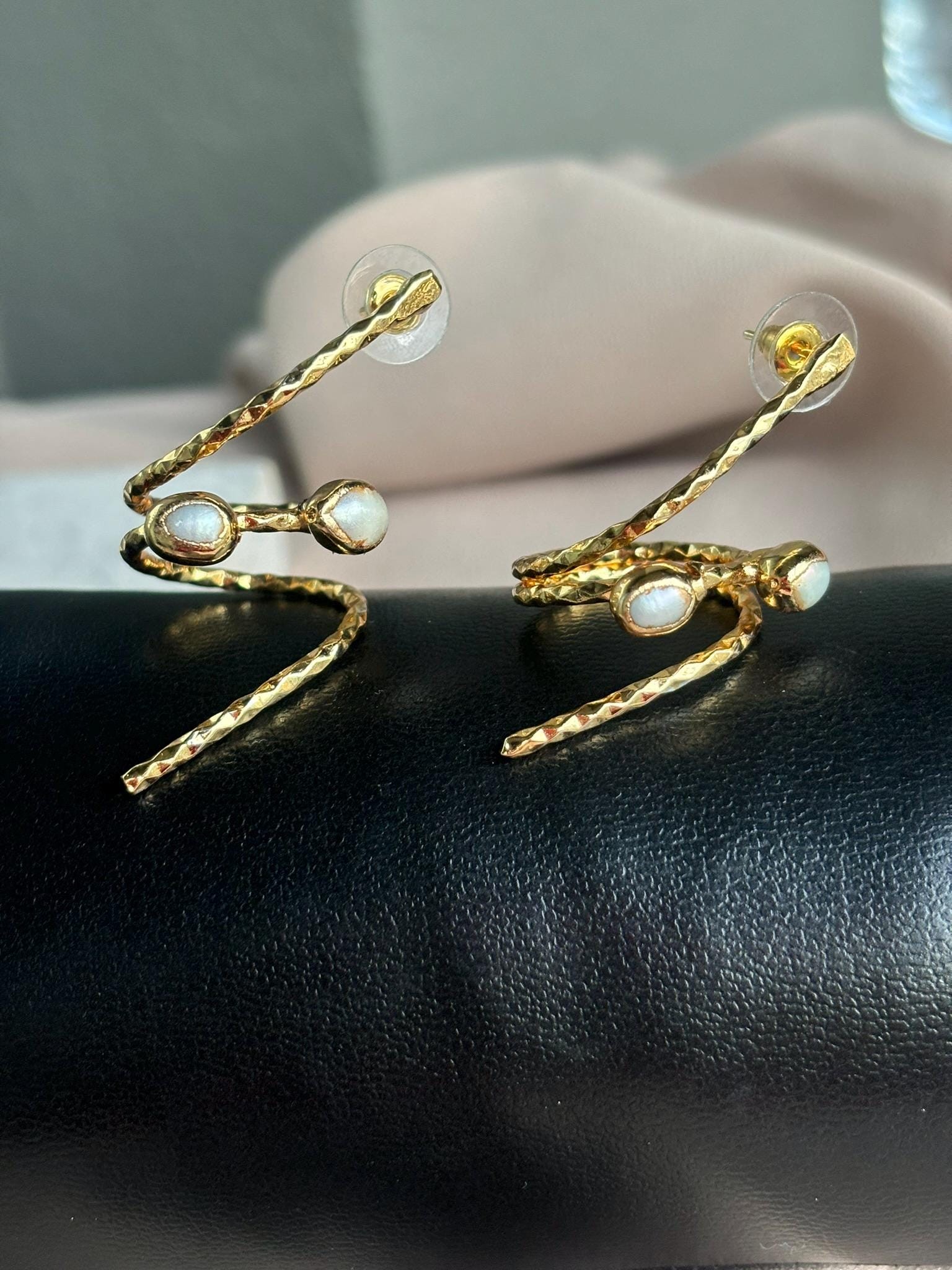 YENİ ! Özel Tasarım Arpa İnci Küpe, İnci Küpe