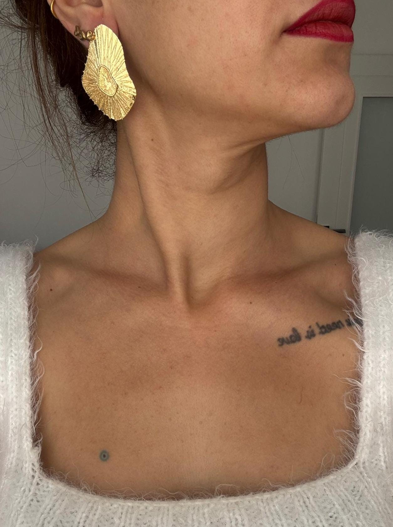YENİ ! Özel Tasarım Döküm Küpeler, El Yapımı Bronz Küpeler