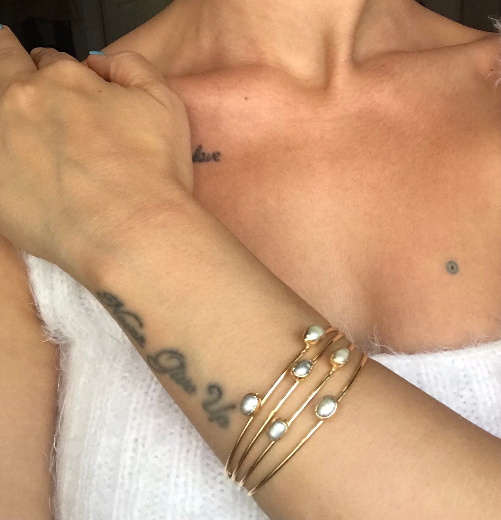 Altı Arpa İnci Bileklik