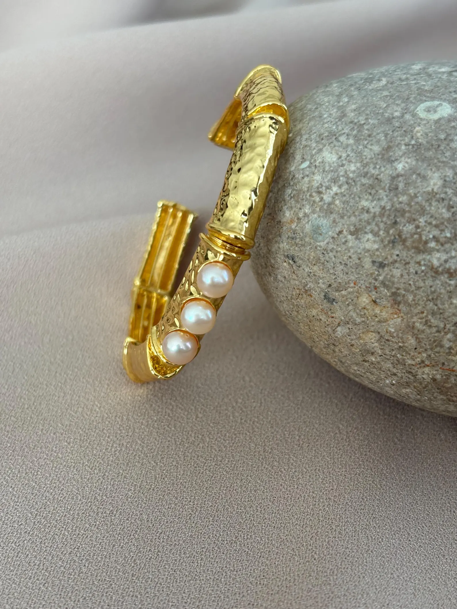 Üçlü Doğal İnci Bileklik