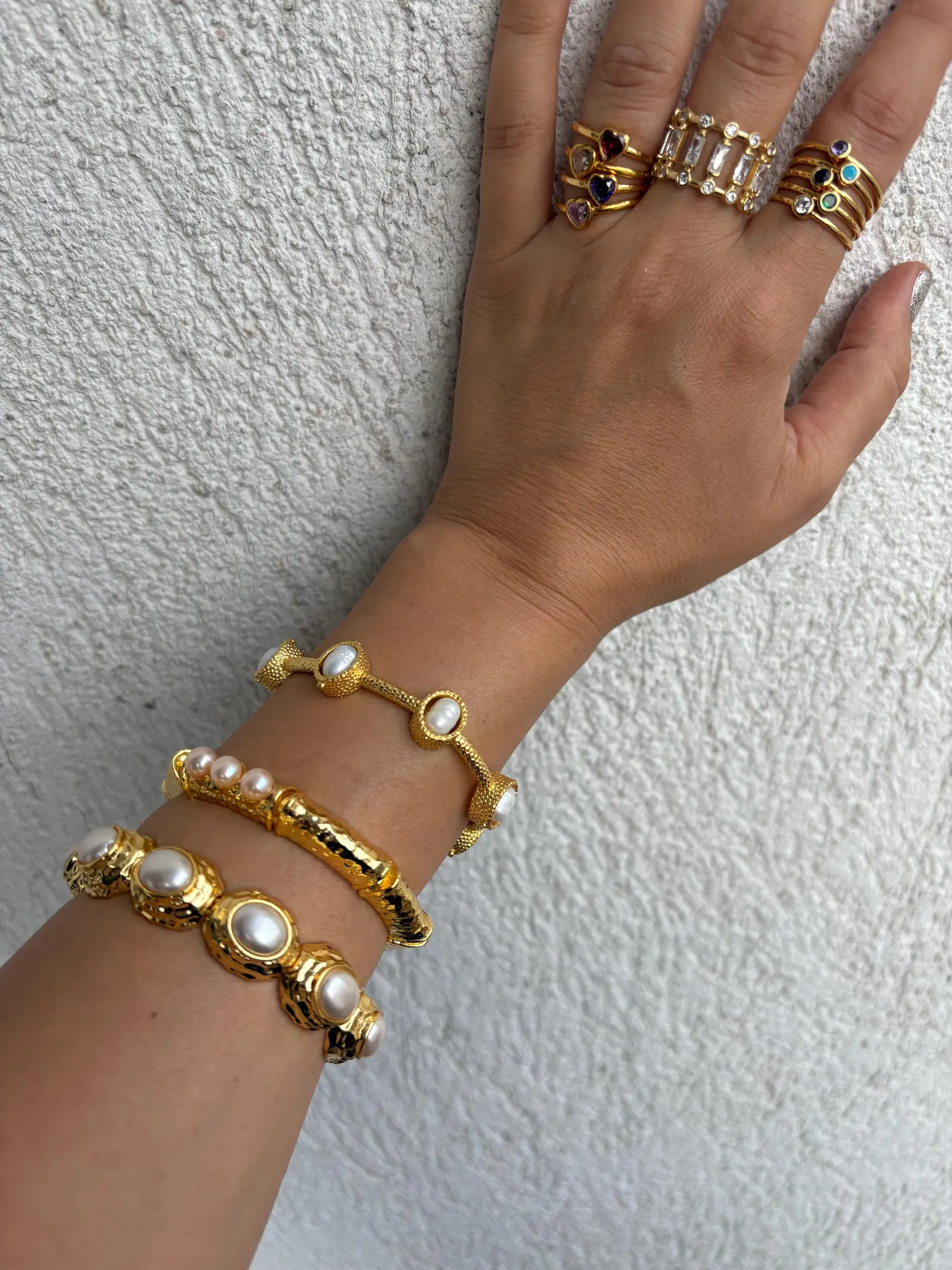 Kalın Dikdörtgen Zirkon Yüzük