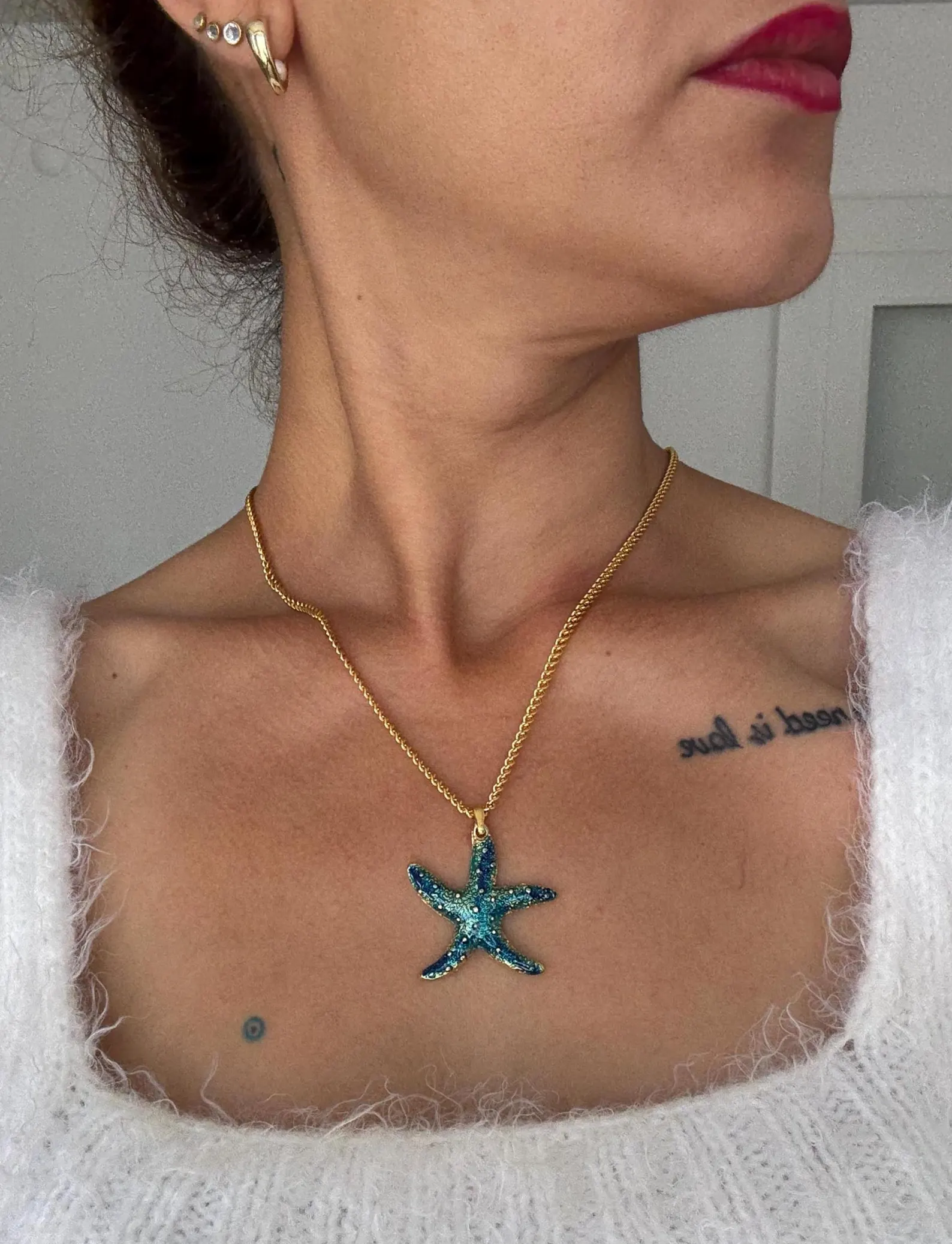 Deniz Yıldızı Zincir Kolye