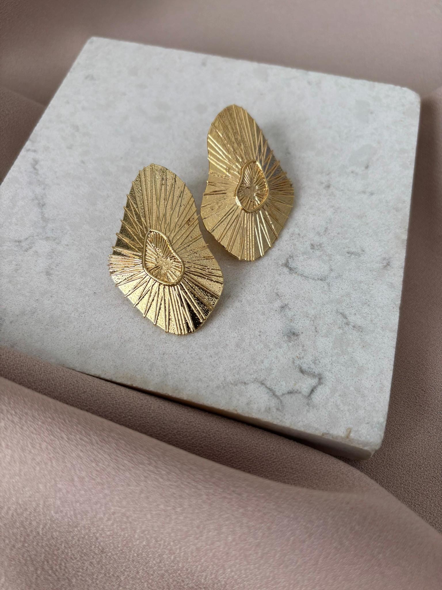 YENİ ! Özel Tasarım Döküm Küpeler, El Yapımı Bronz Küpeler