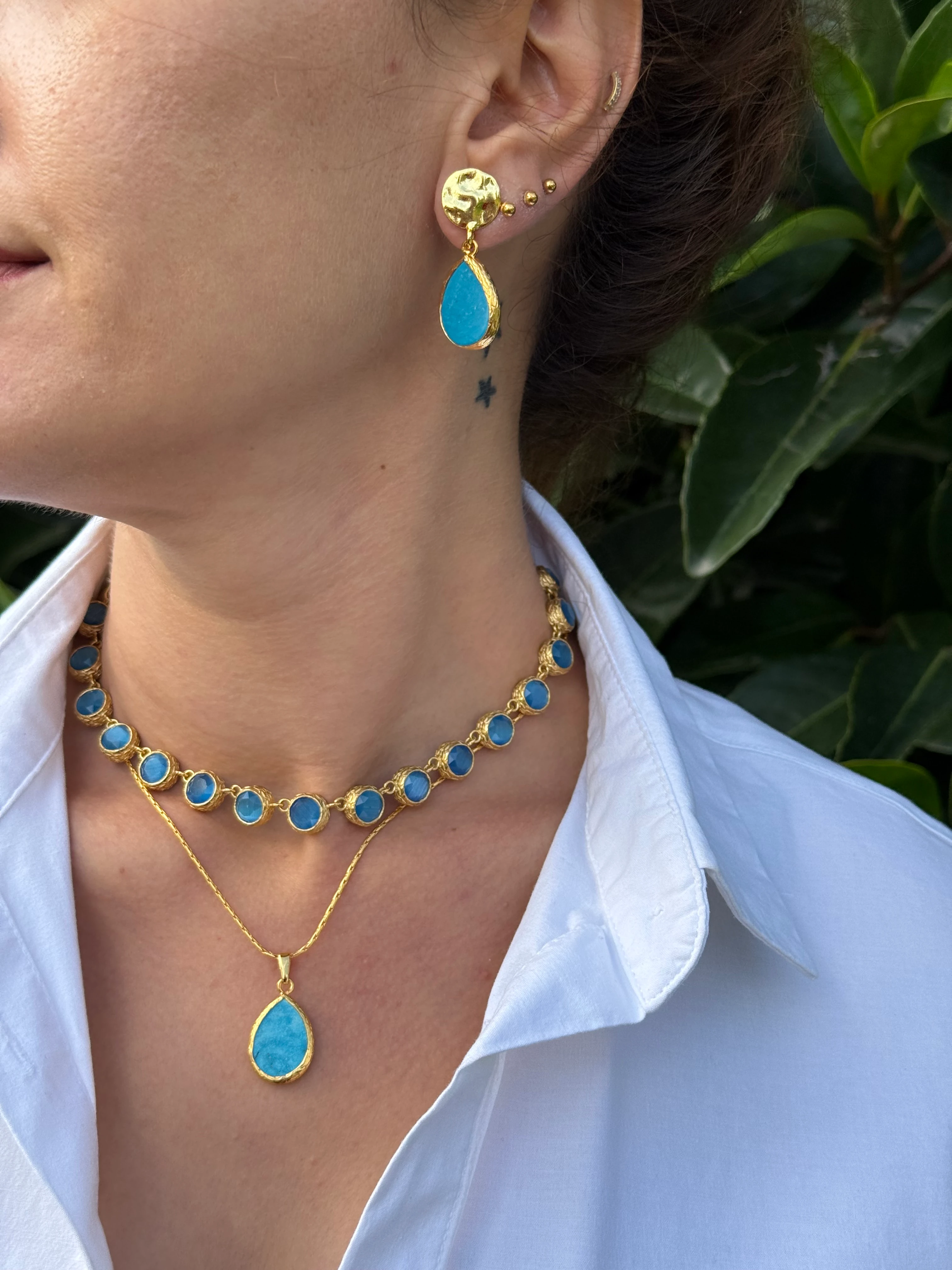 Turkuaz & Kedi Gözü Set