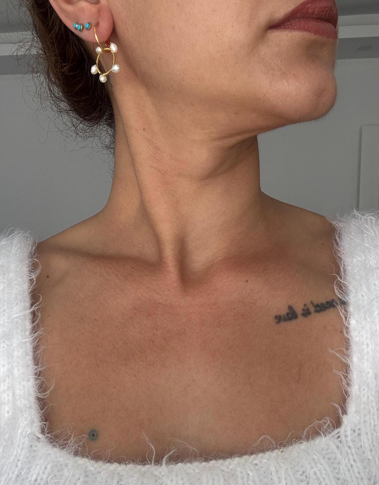 Tel Sarma İnci Küpe