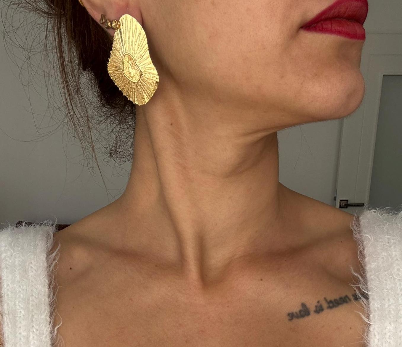 YENİ ! Özel Tasarım Döküm Küpeler, El Yapımı Bronz Küpeler