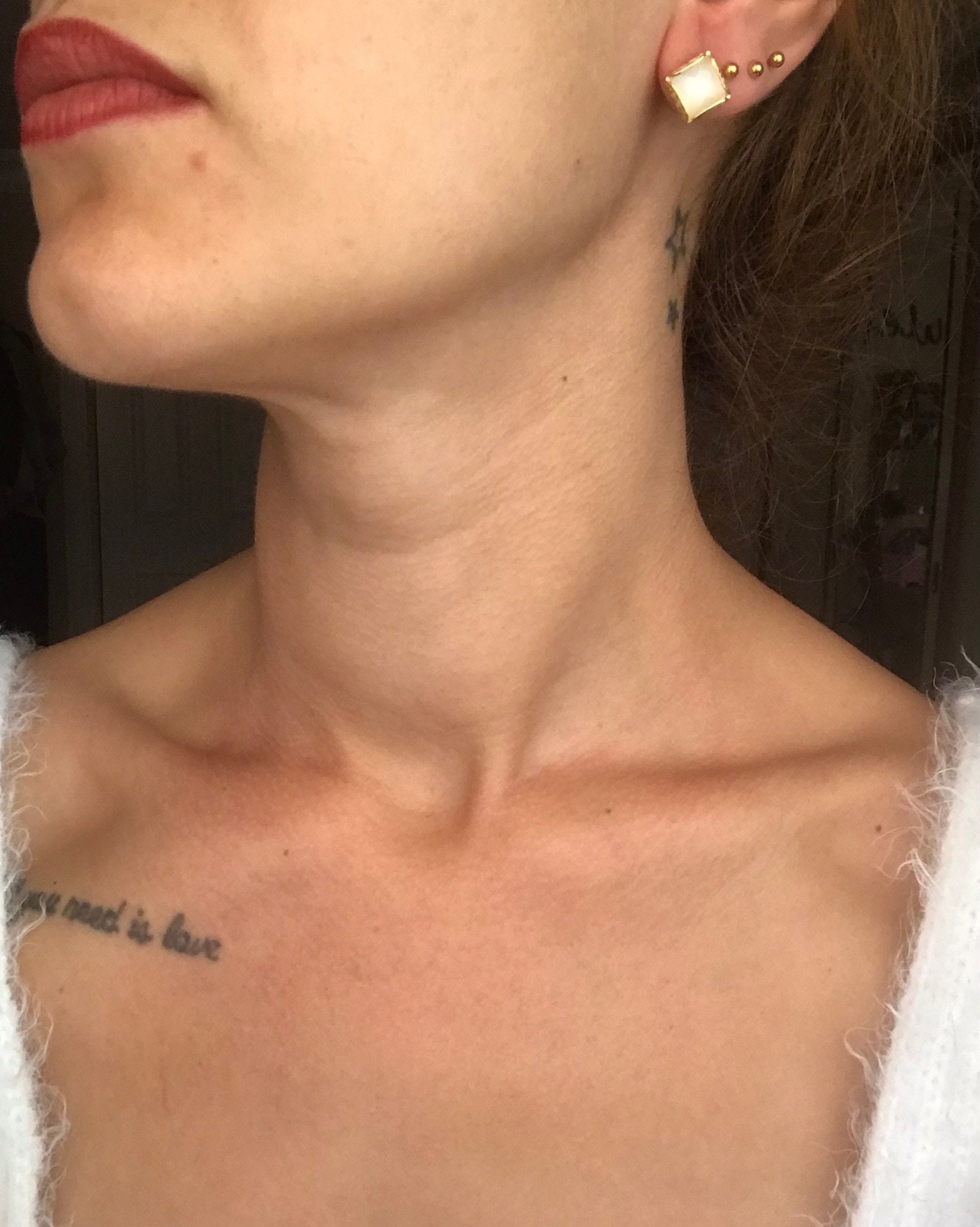 YENİ ! Kedi Gözü Taş Tasarım Küpeler