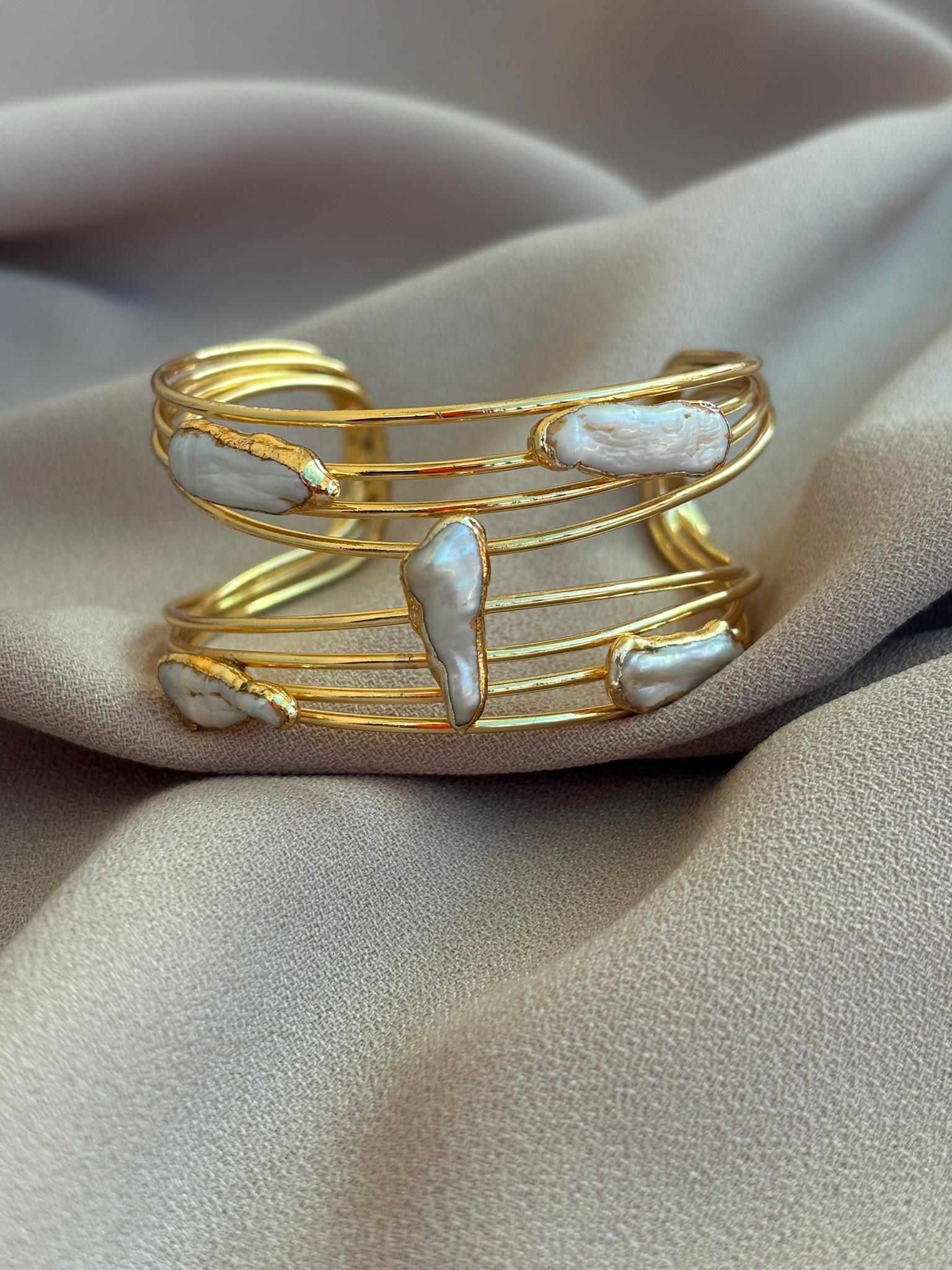 Sakız İnci Manşet Bileklik