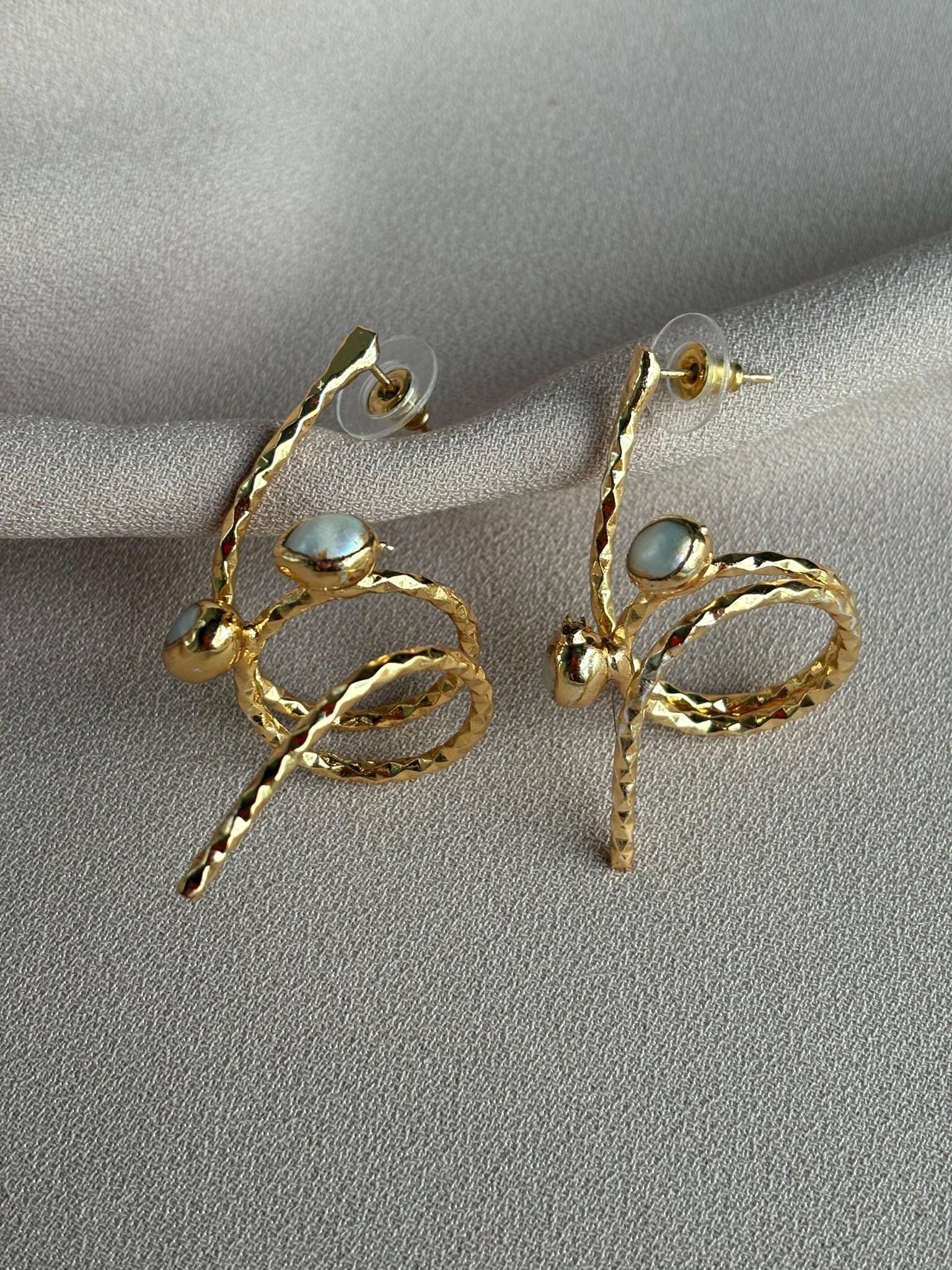 YENİ ! Özel Tasarım Arpa İnci Küpe, İnci Küpe