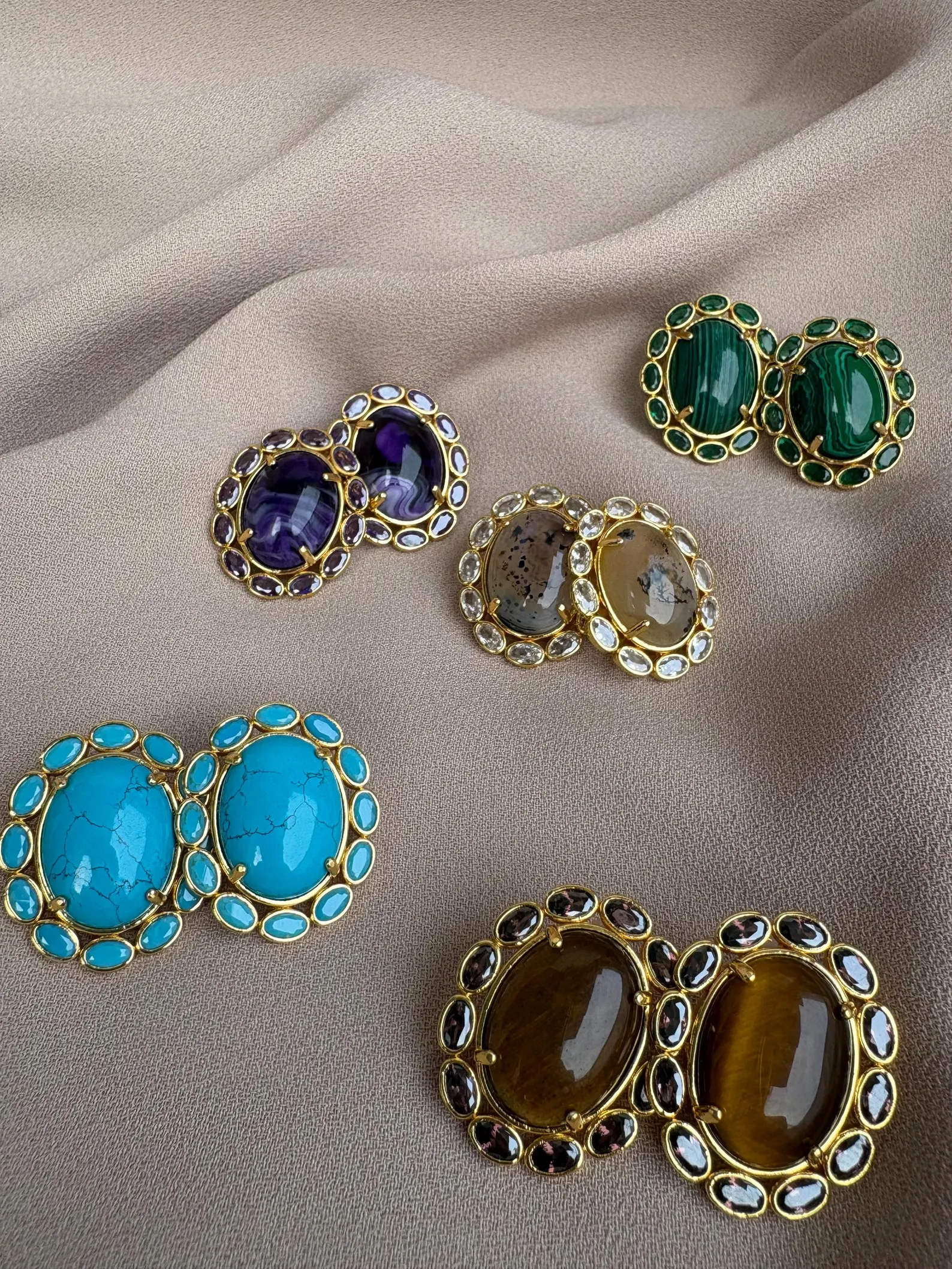 Vintage Doğal Taş Yüzükler