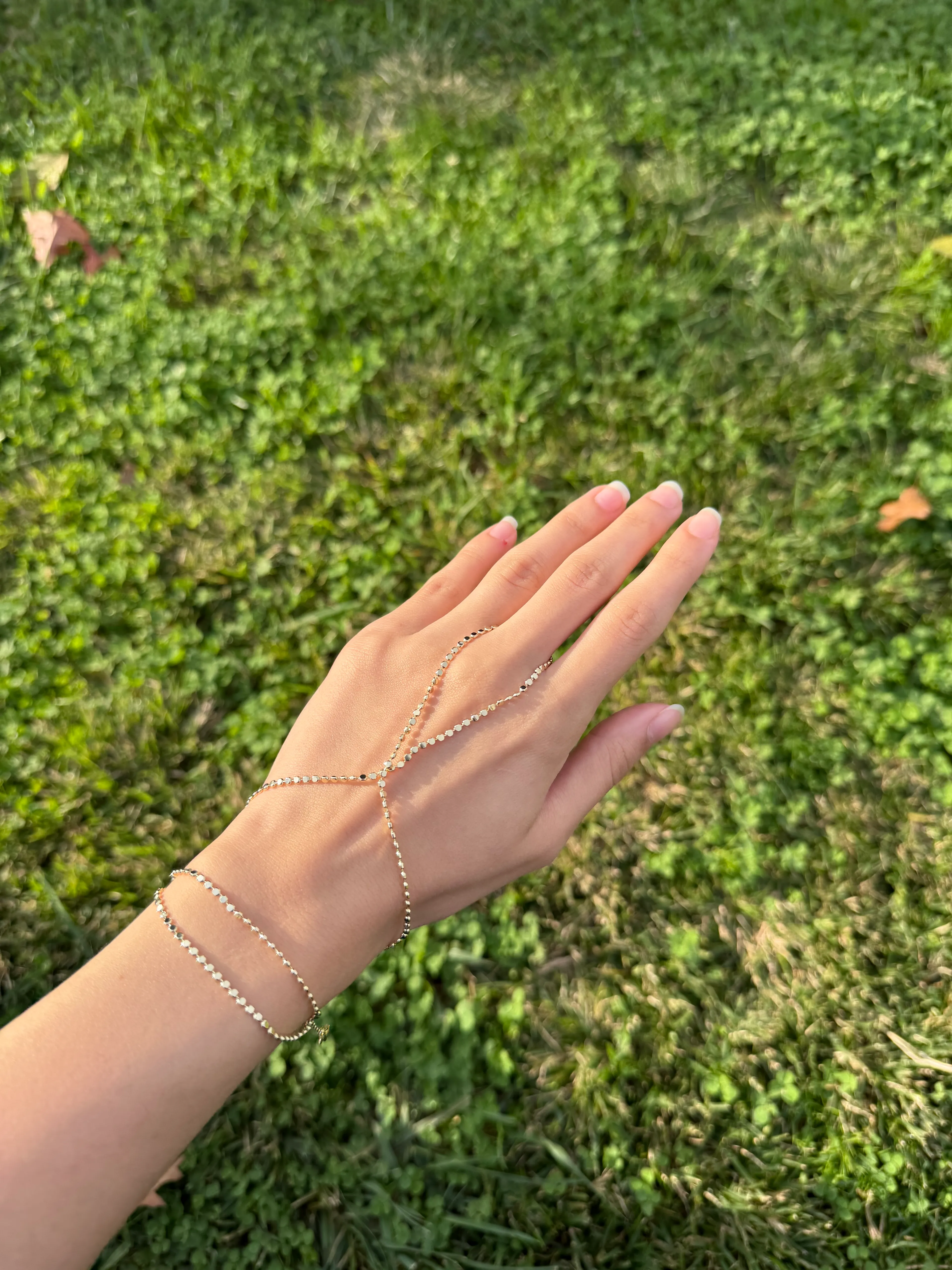 Hand Chain Conection Link Hand Chain | Buin Jewellery