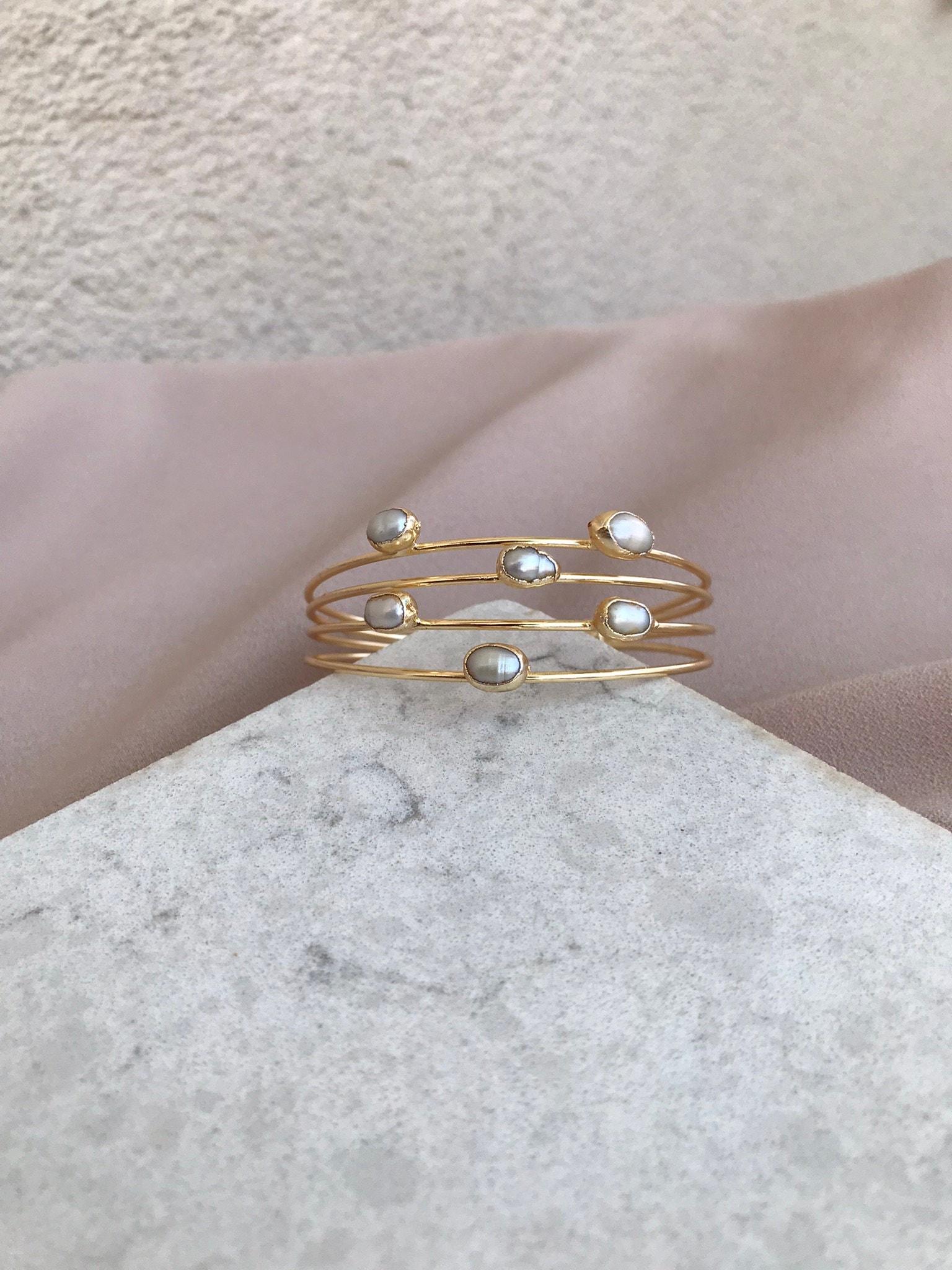 Altı Arpa İnci Bileklik