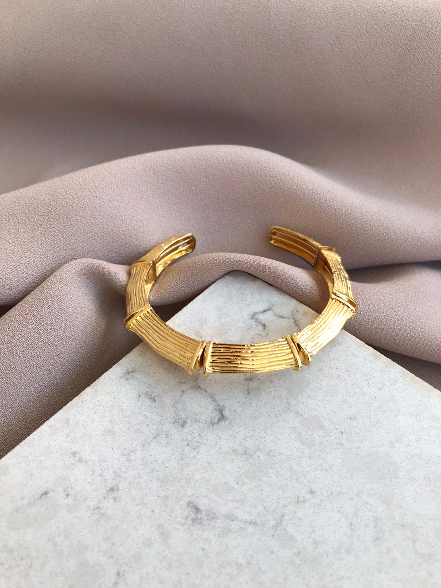YENİ ! Modern Özel Tasarım Altın Bileklik, El Yapımı Bronz Bileklik