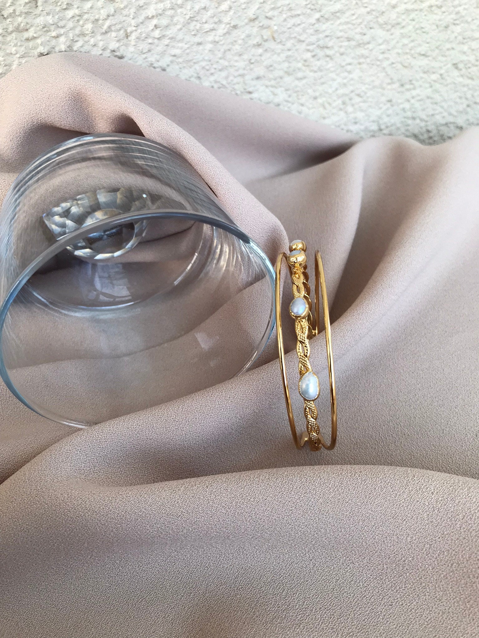 Burgulu Dört İnci Bileklik