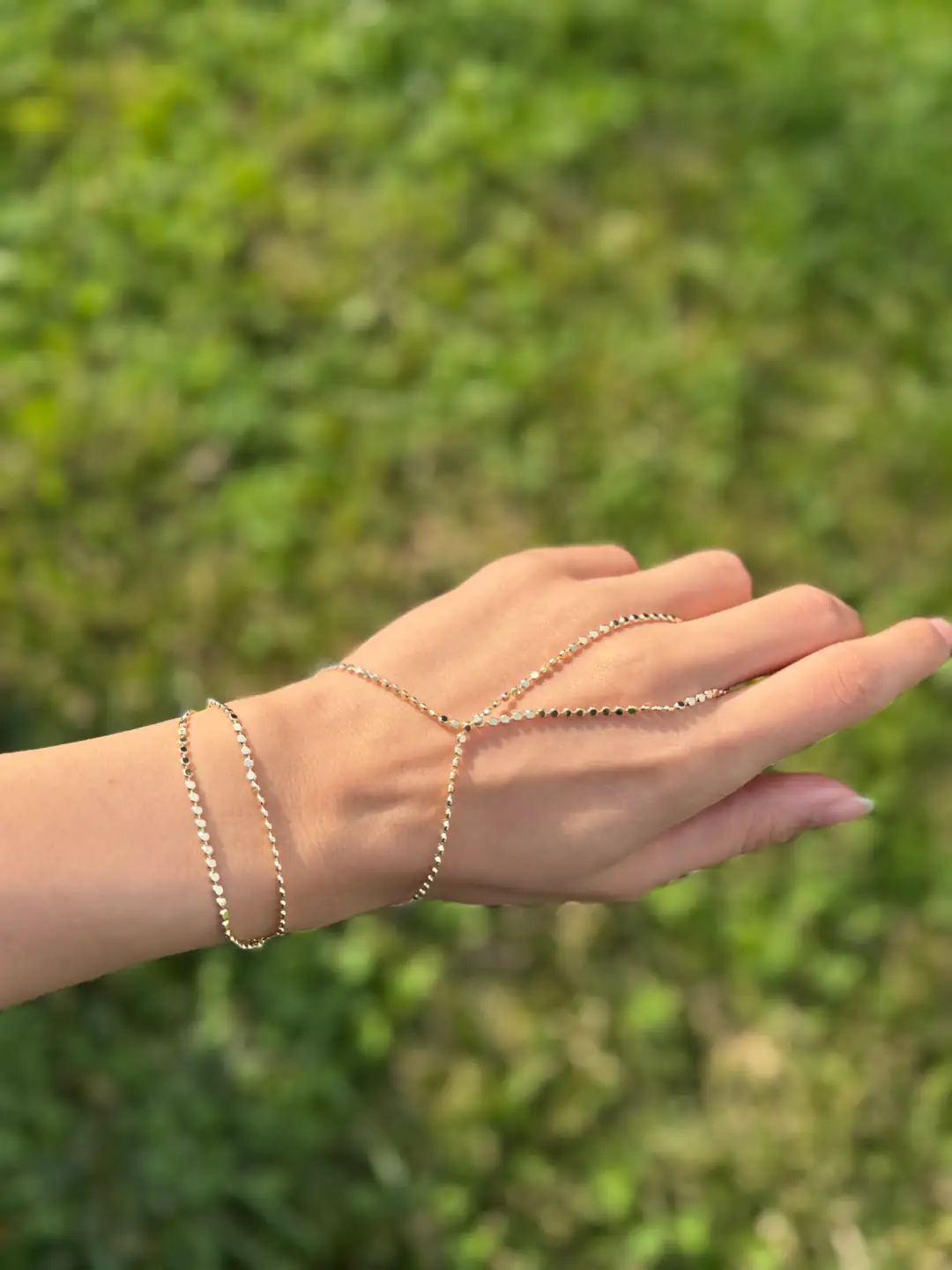 Hand Chain Conection Link Hand Chain | Buin Jewellery