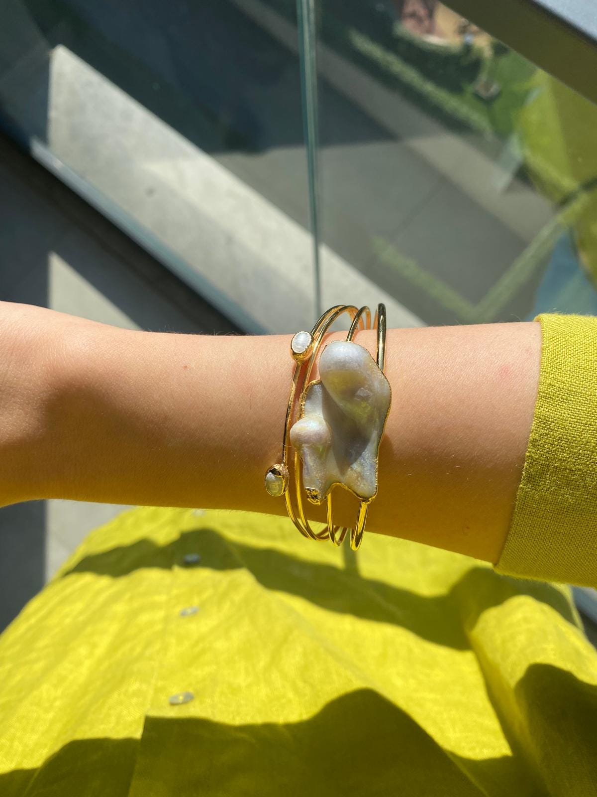  Arpa & Barok İnci Kombin Bileklik