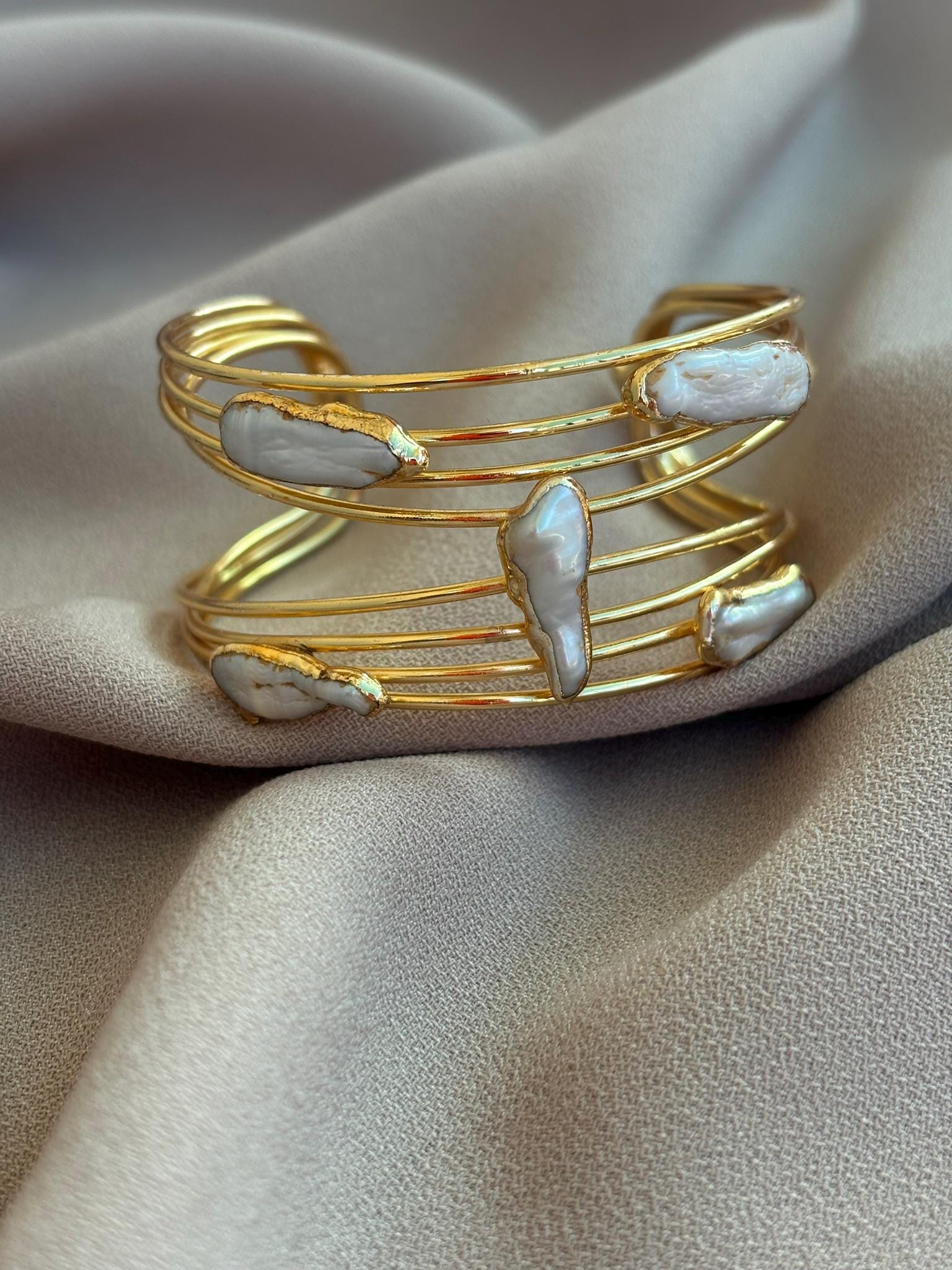 Sakız İnci Manşet Bileklik