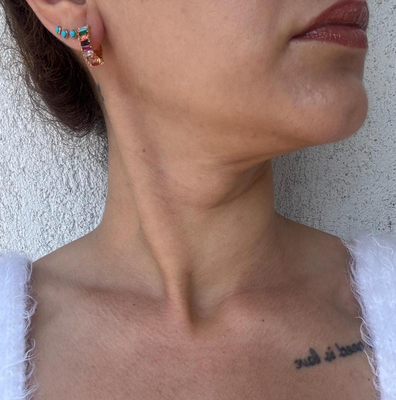 Gökkuşağı Mix Halka Küpe