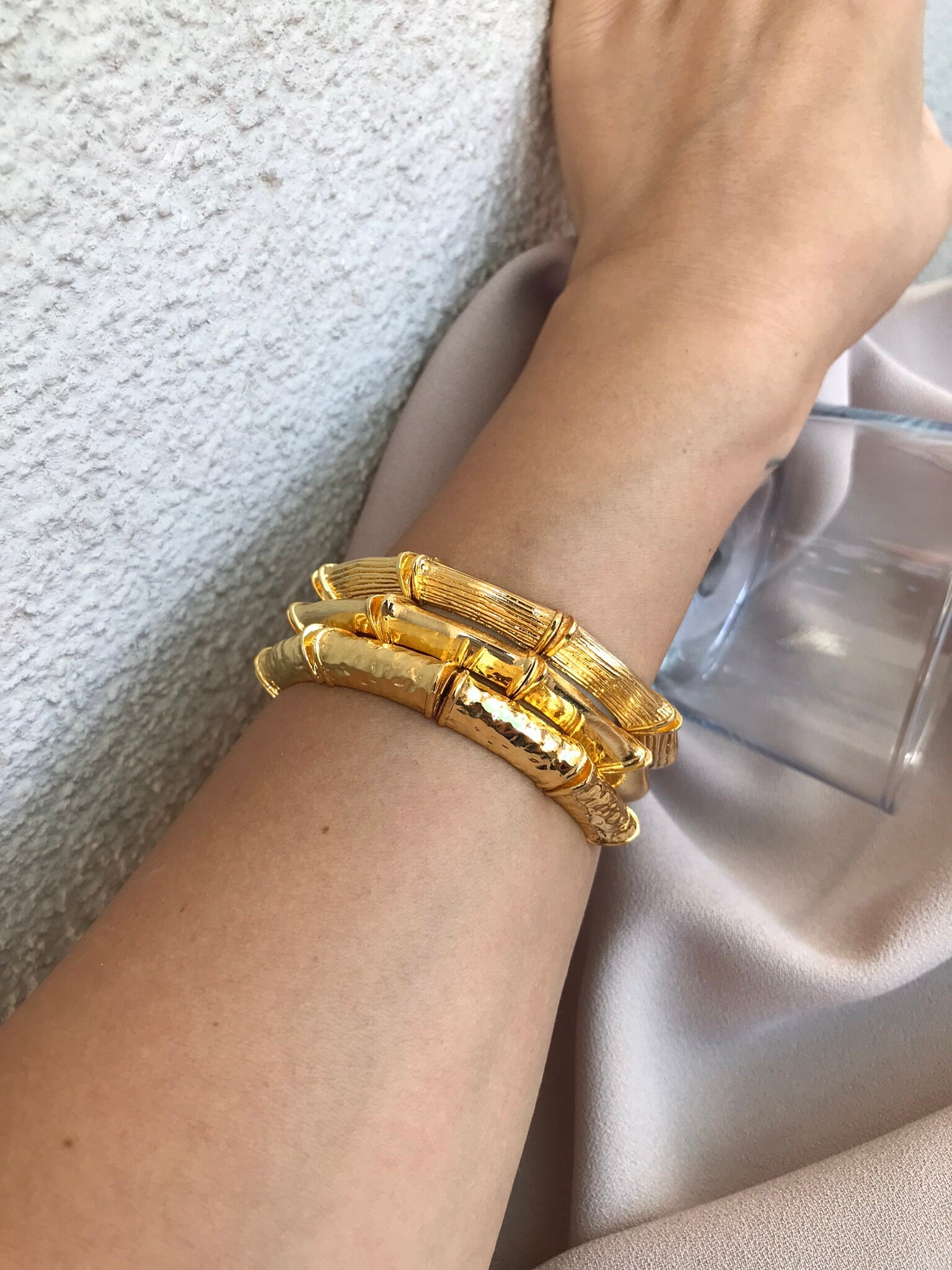 YENİ ! Modern Özel Tasarım Altın Bileklik, El Yapımı Bronz Bileklik