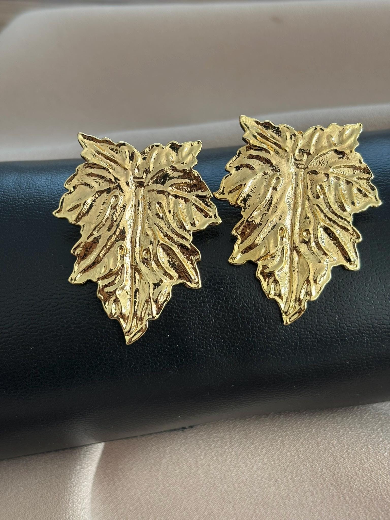 YENİ ! Yaprak Tasarım Döküm Küpeler