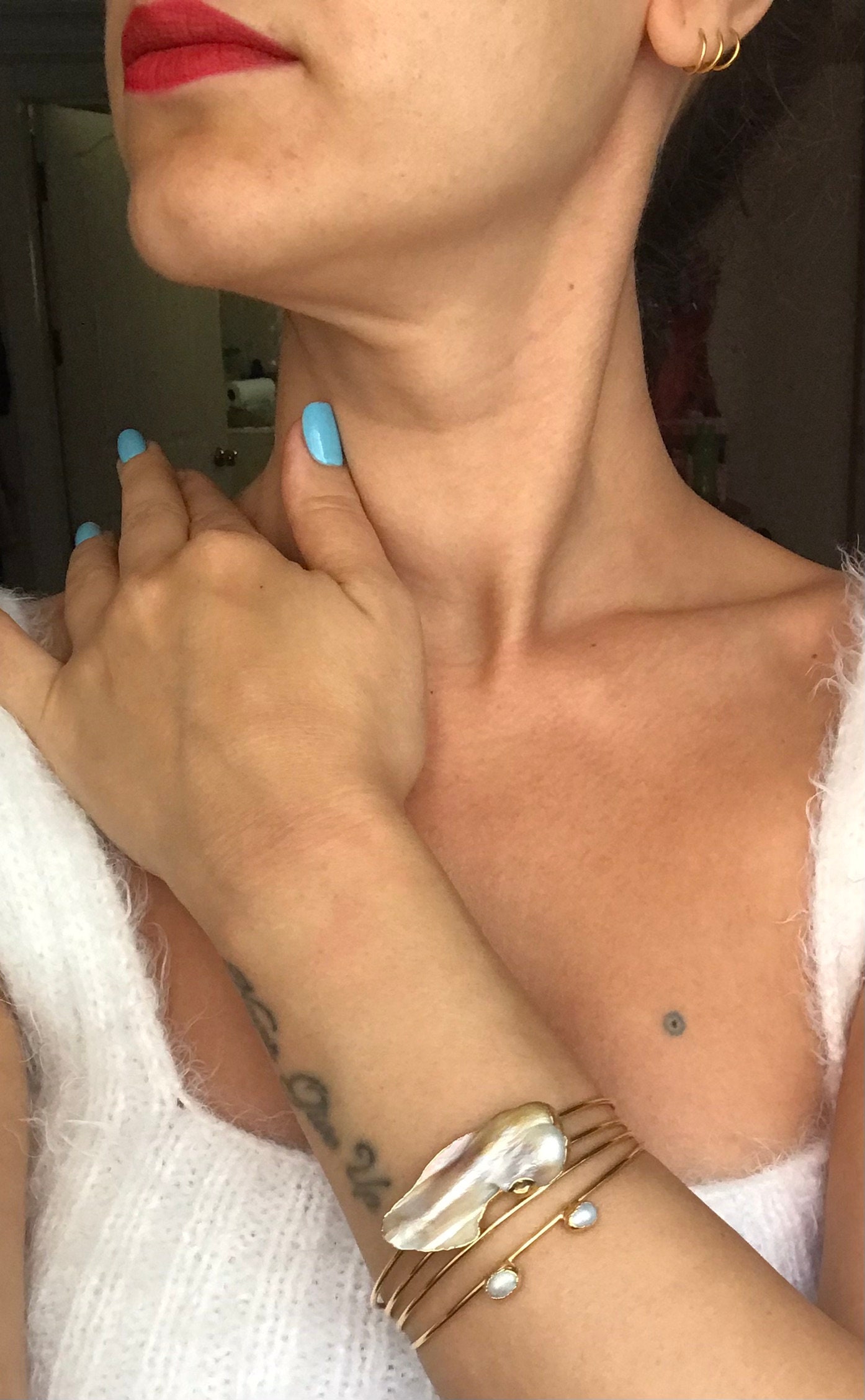  Arpa & Barok İnci Kombin Bileklik