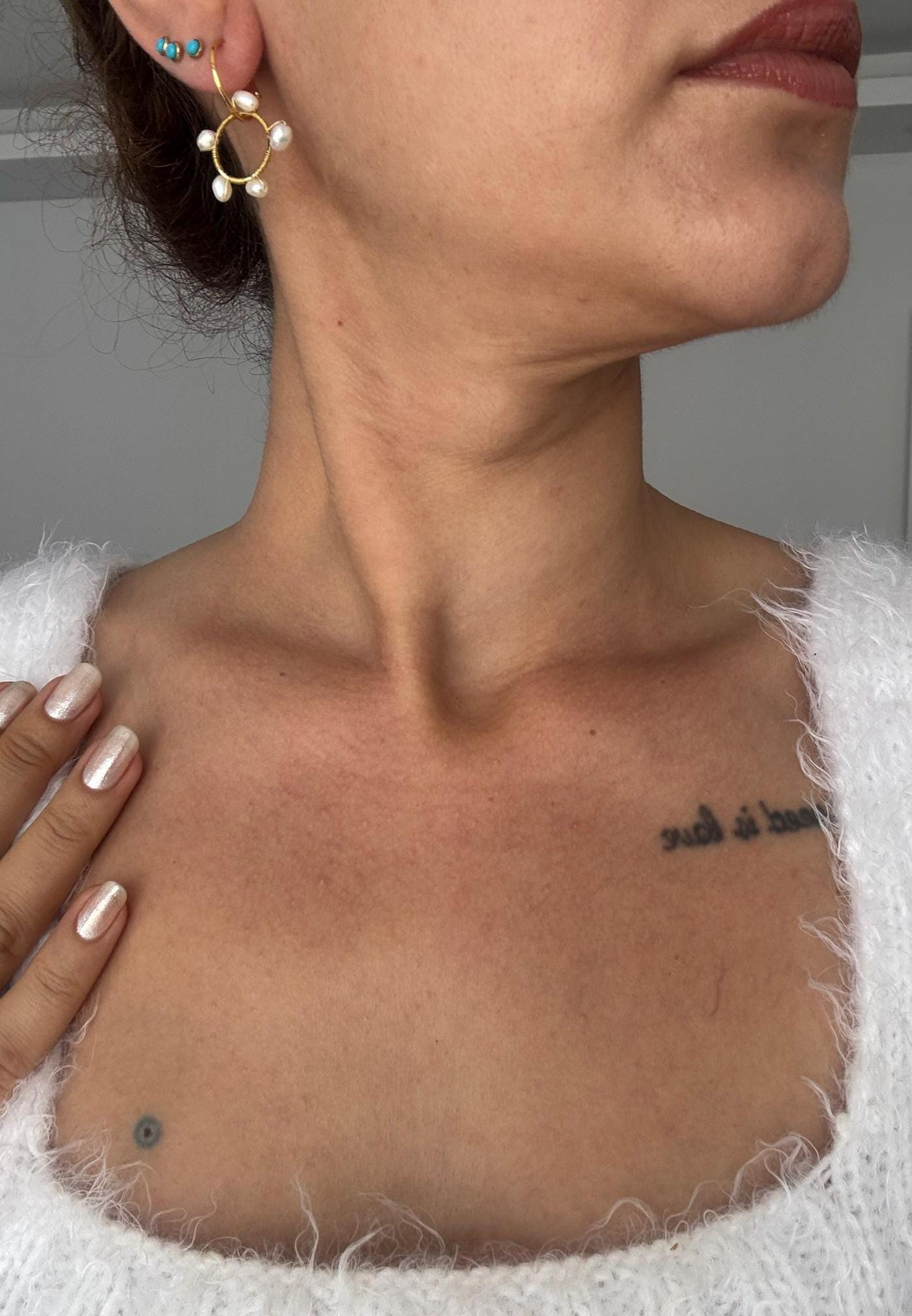 Tel Sarma İnci Küpe