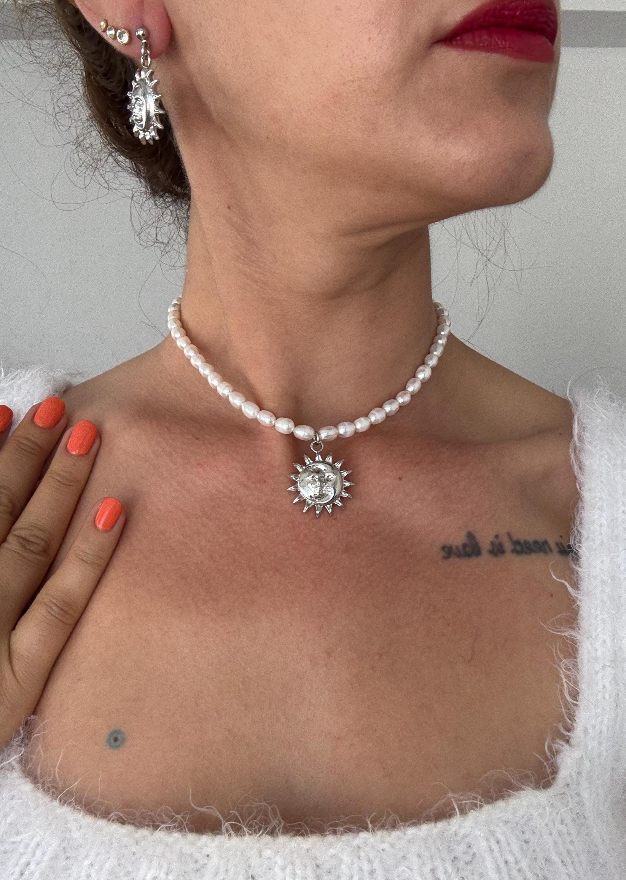 YENİ! Güneş Tasarım Küpe, Şık Güneş Küpe, Altın Modern Küpe