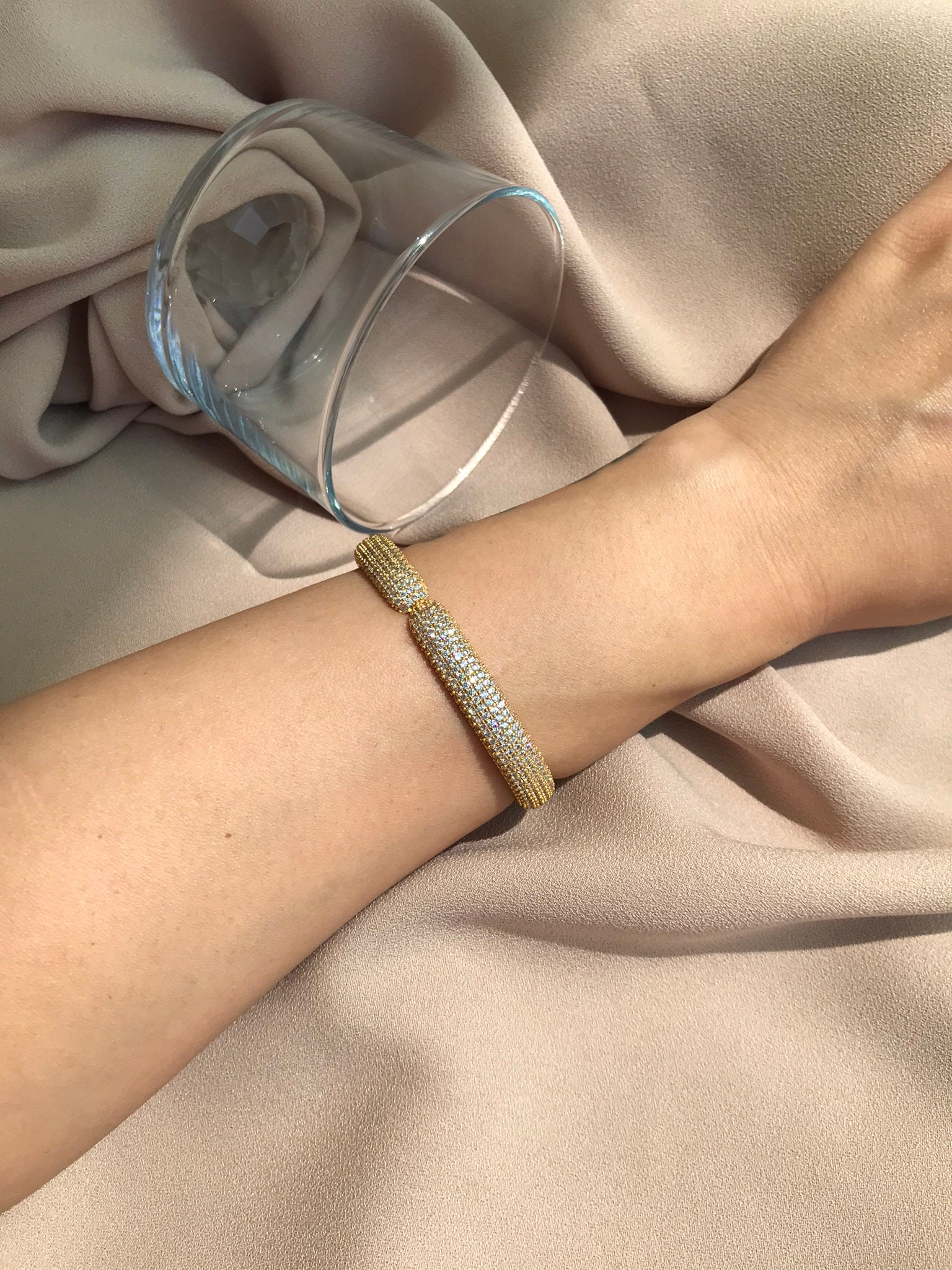 Tam Tur Zirkon Bileklik