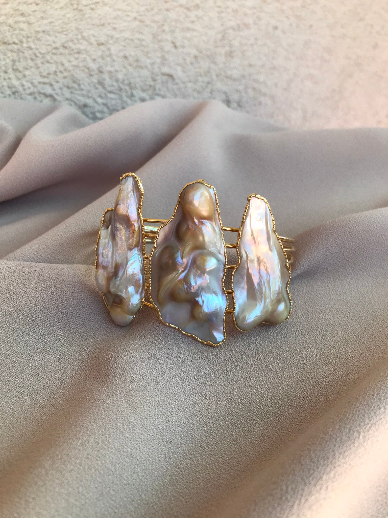 Düzensiz Kemik İnci Tasarım Bileklik