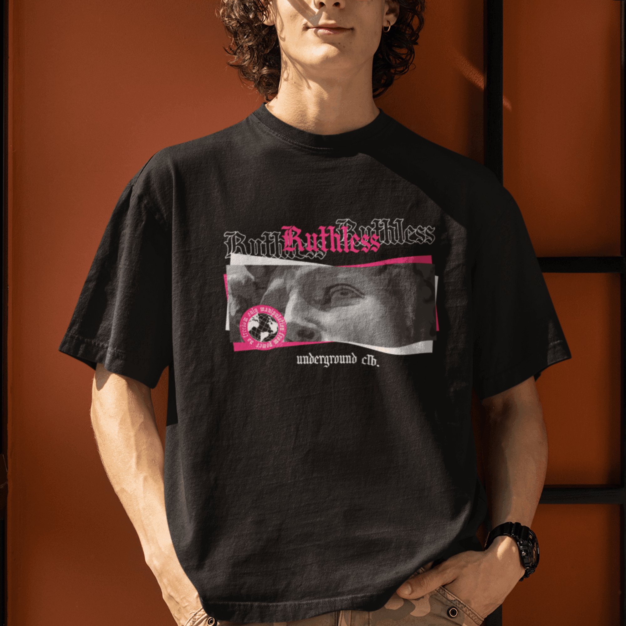 Persepto Ruthless Oversize T-Shirt - Premium Kalite %100 Pamuk image