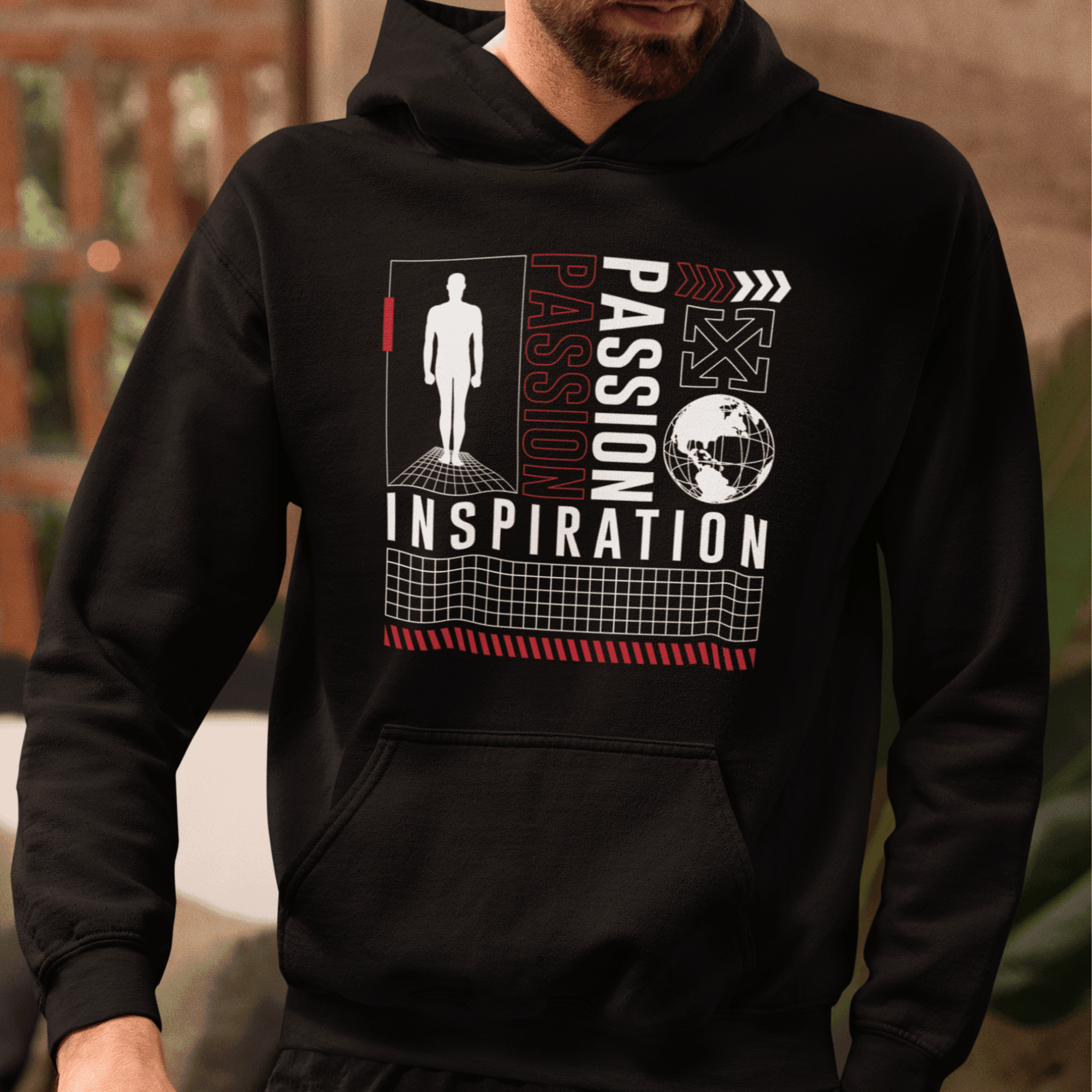 Persepto Inspration Oversize Hoodie (Kapşonlu Sweatshirt) - Premium Kalite %100 Pamuk main variant image