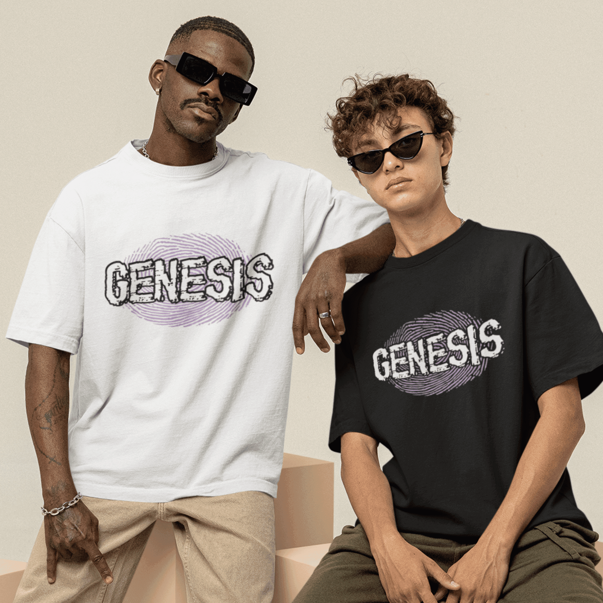 Persepto Genesis Oversize T-Shirt - Premium Kalite %100 Pamuk