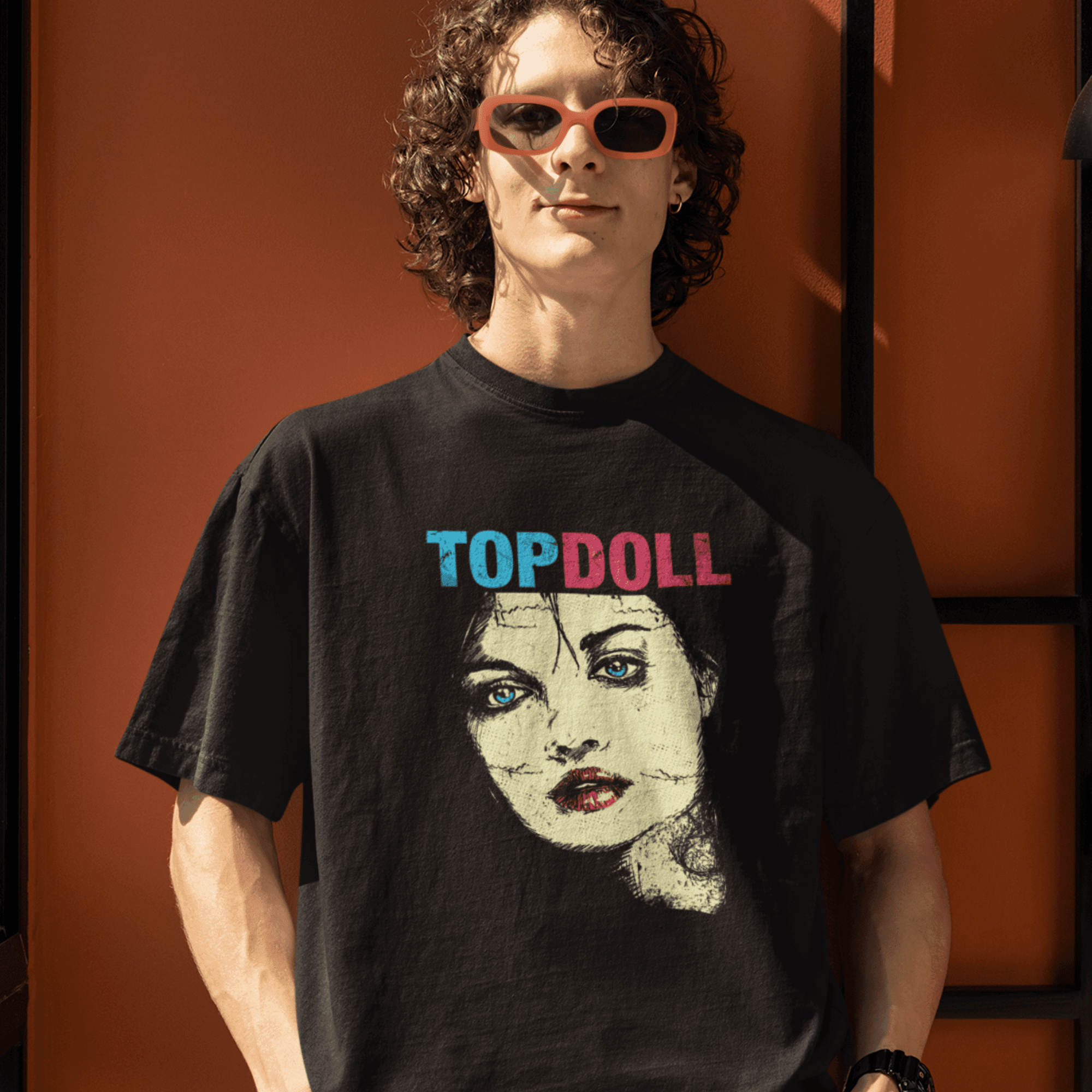 Persepto Topdoll Oversize T-Shirt - Premium Kalite %100 Pamuk image