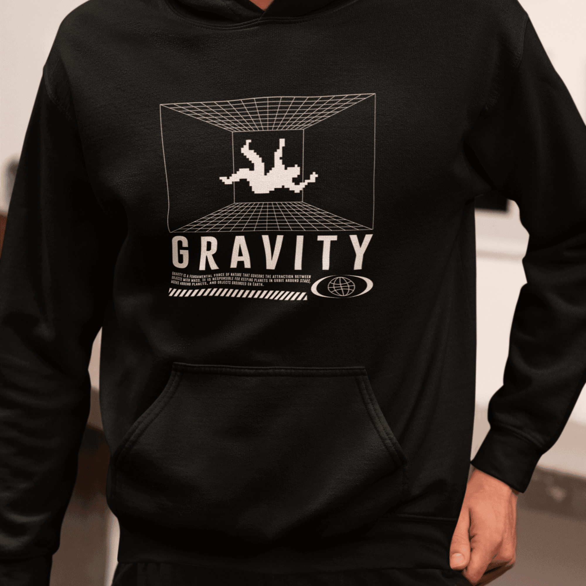 Persepto Gravity Oversize Hoodie (Kapşonlu Sweatshirt) - Premium Kalite %100 Pamuk main variant image