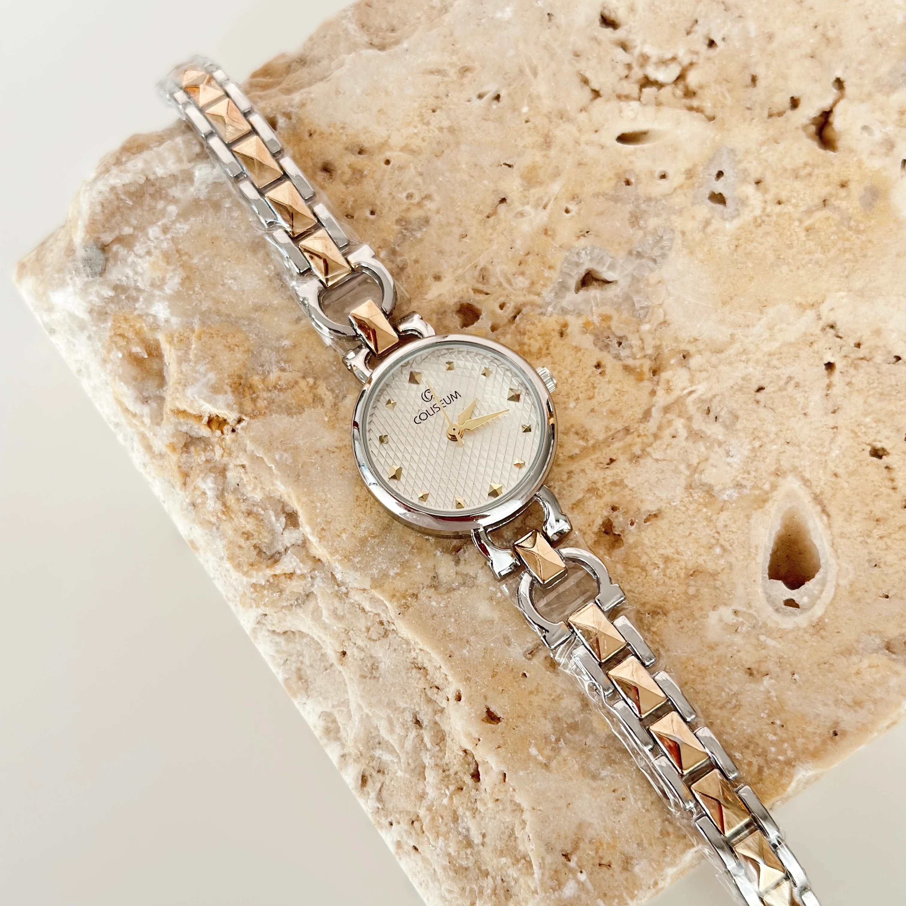 Soilleir Gold Gümüş Saat Beyaz