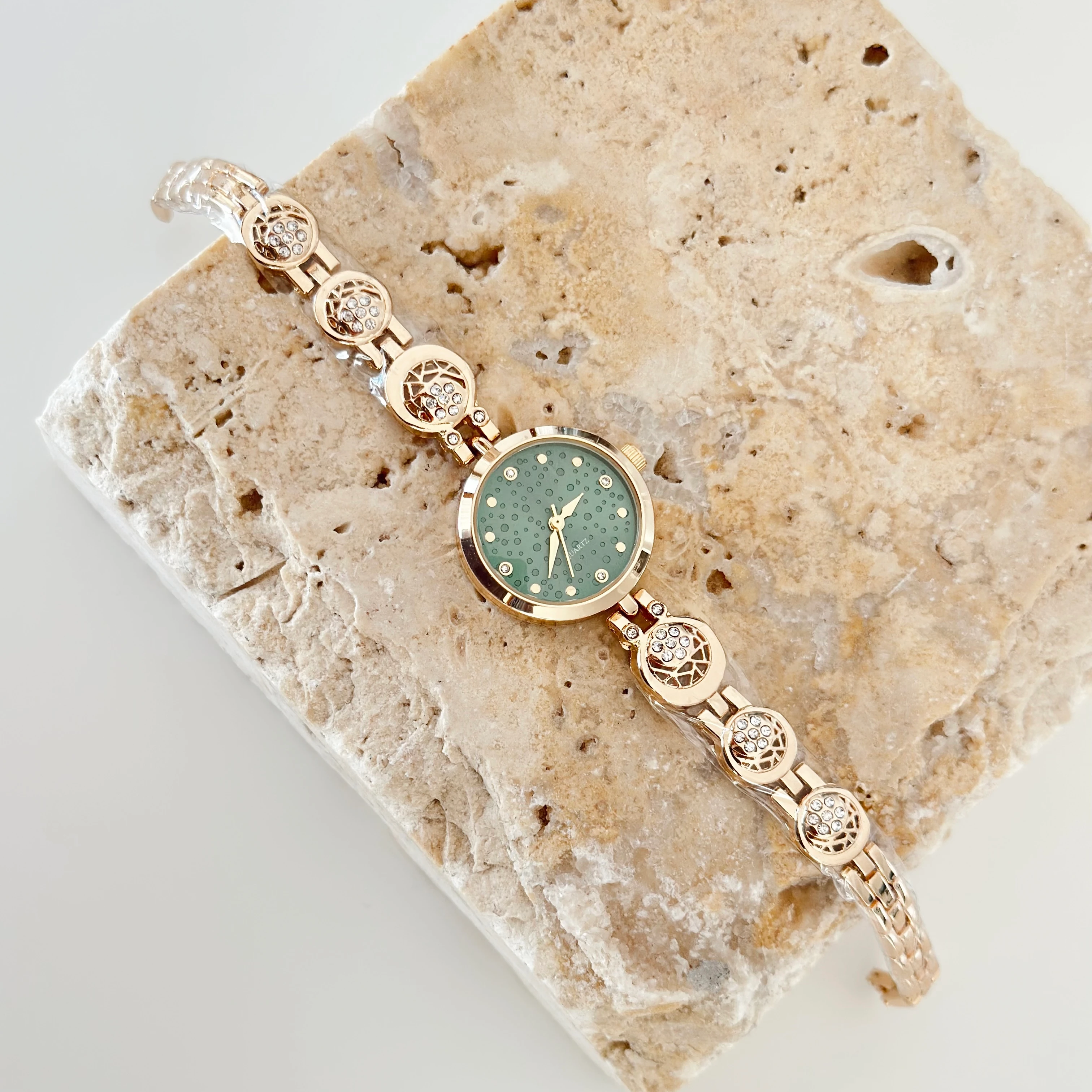 Mois Gold Saat Yeşil