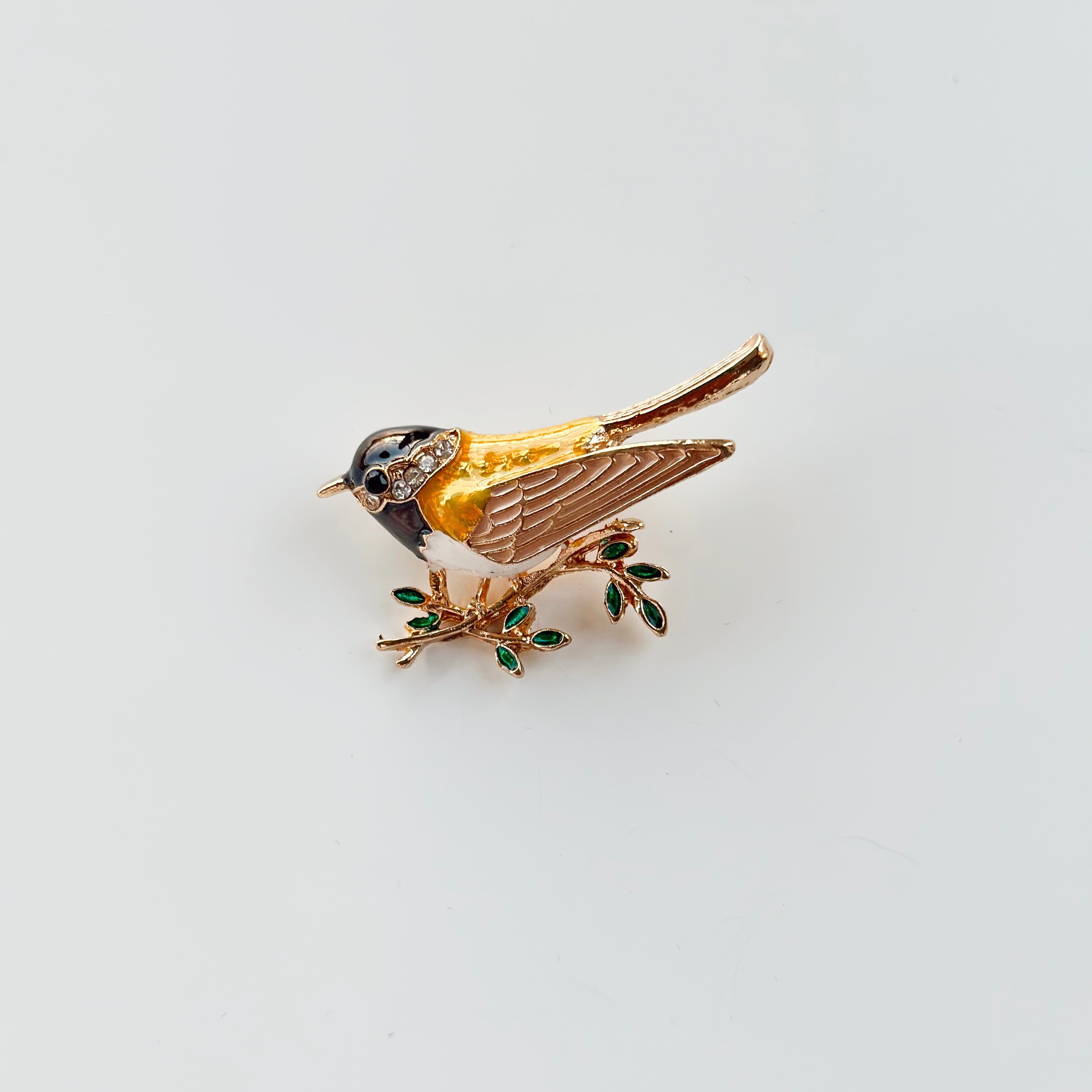 Sarı Serçe Broş