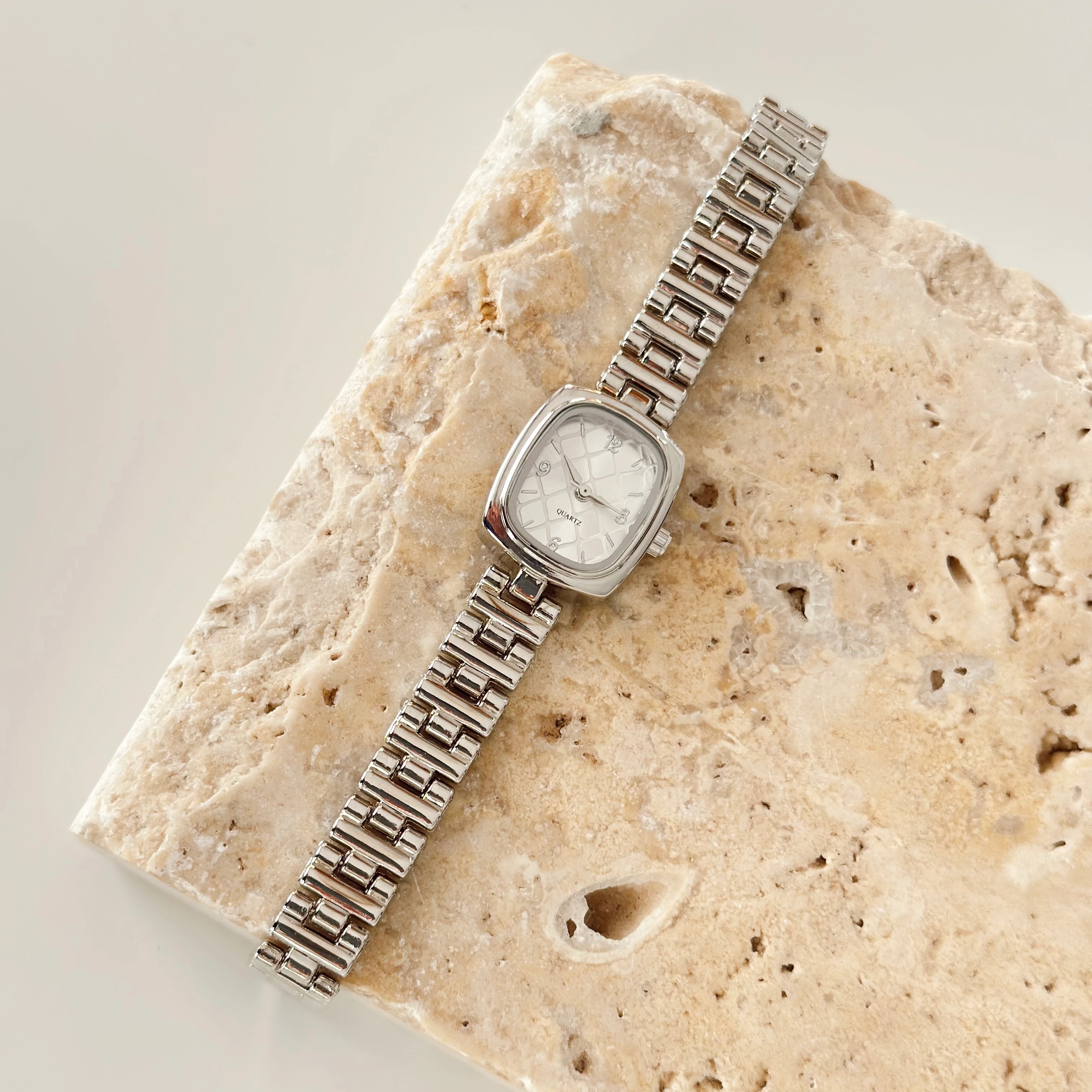 Tsira Gümüş Saat Beyaz