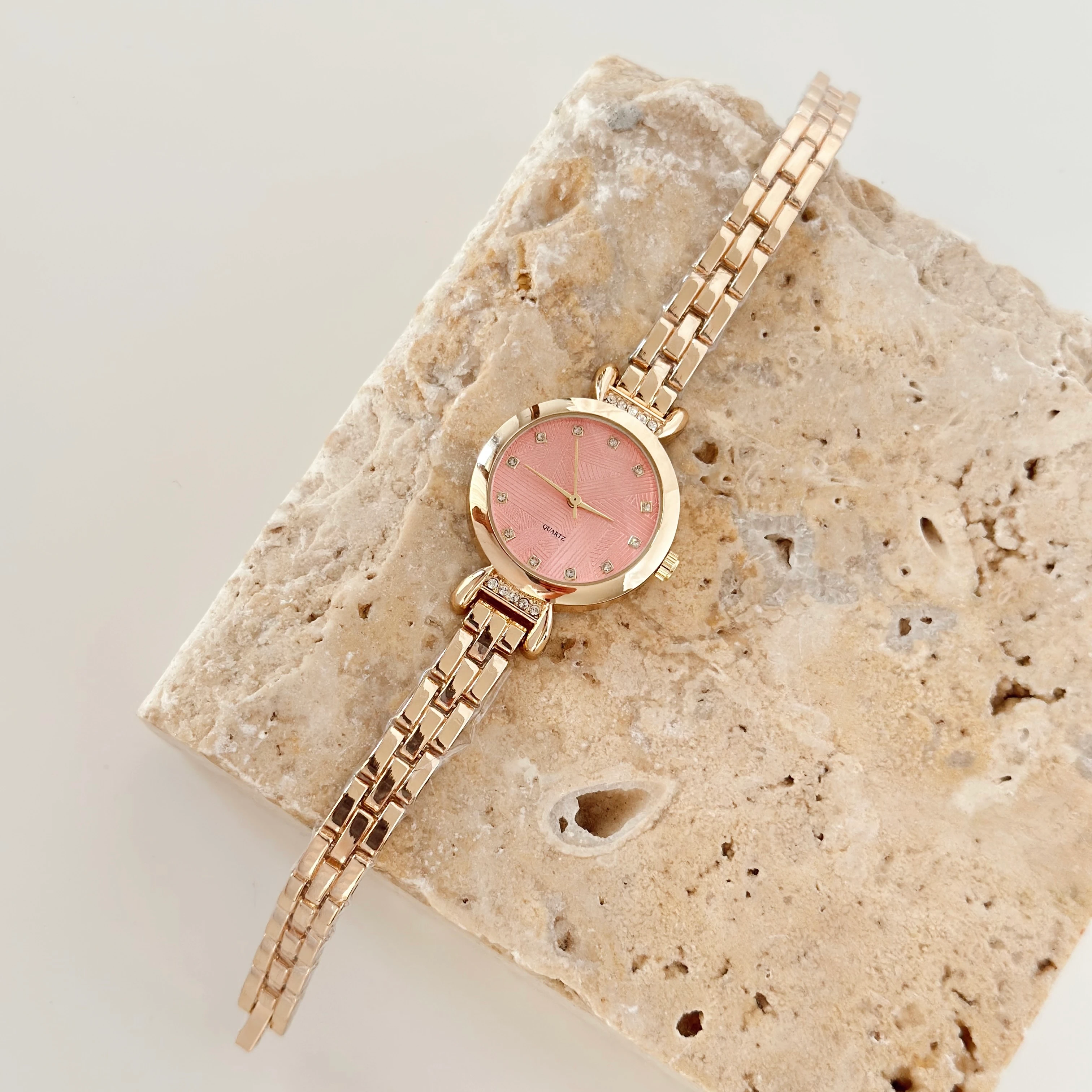 Pierre Gold Saat Pembe