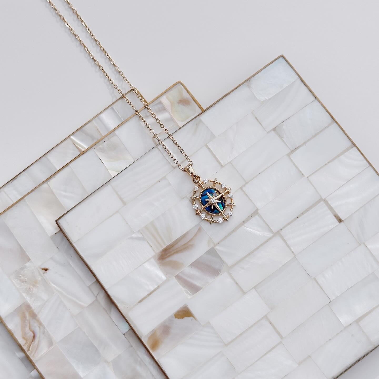 Aurora boreale Çelik Kolye