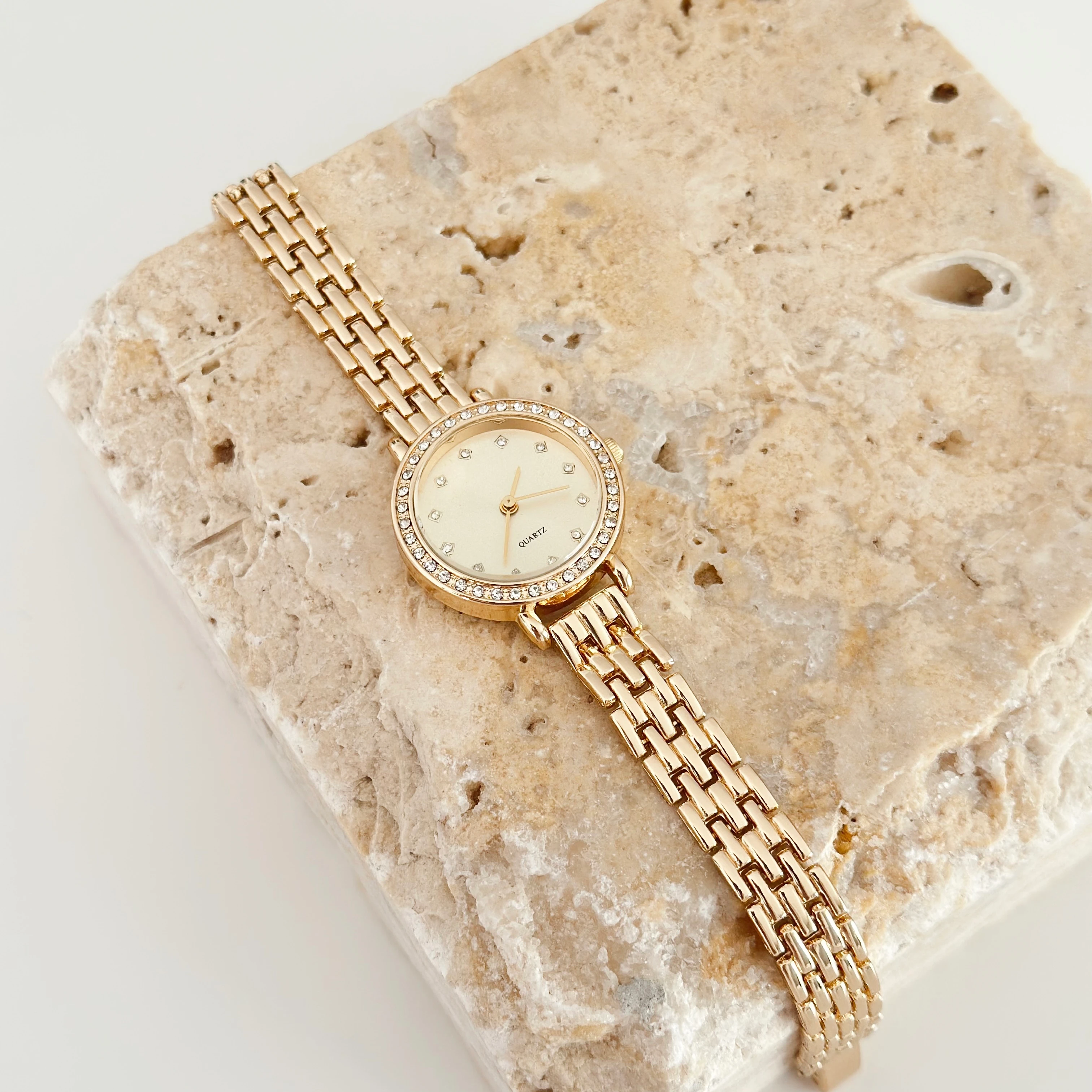 Petite Gold Saat Gold