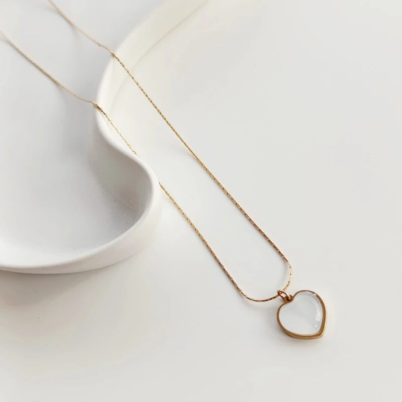 Minorka gold Çelik Kolye