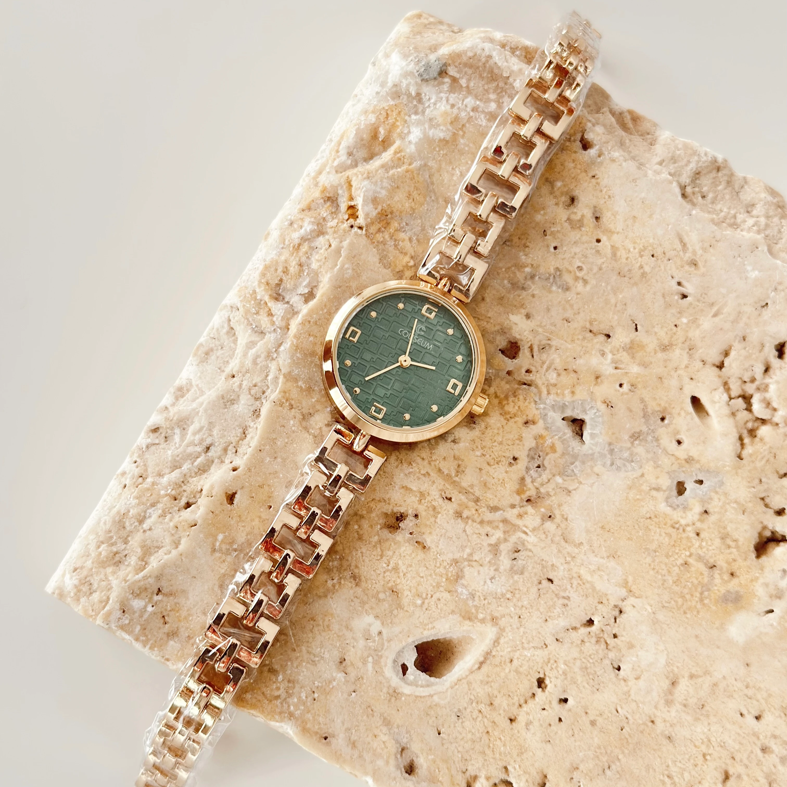 Dourado Gold Saat Yeşil