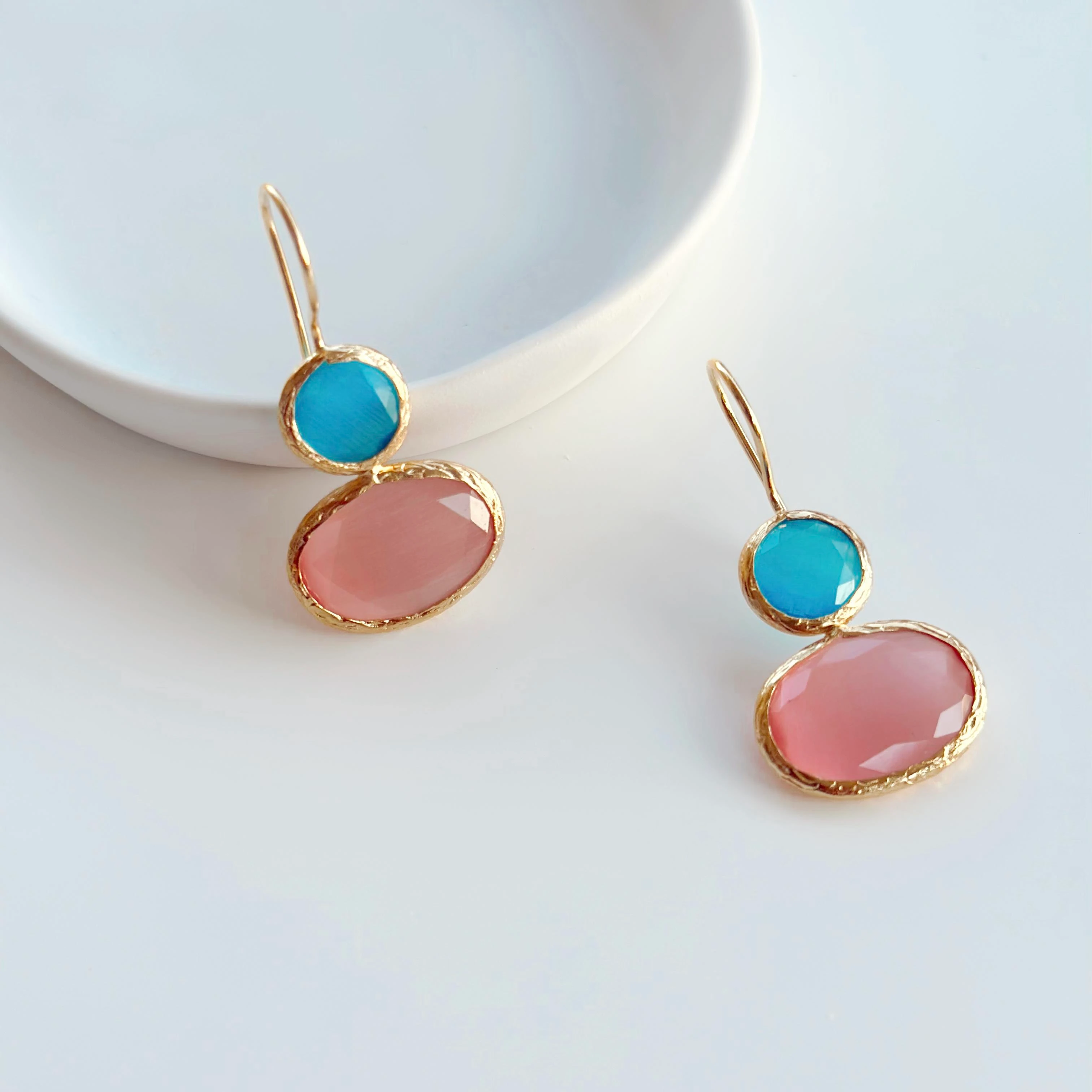 Ombra Doğal taş küpe