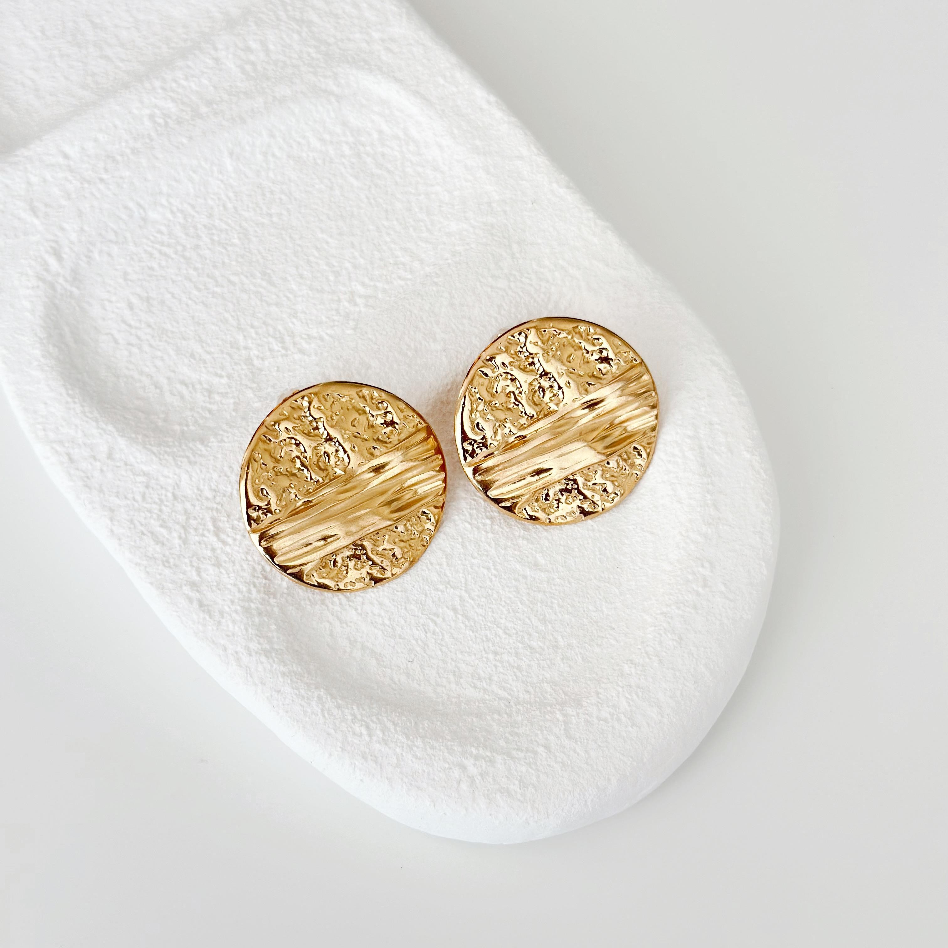 Argent Gold Çelik küpe